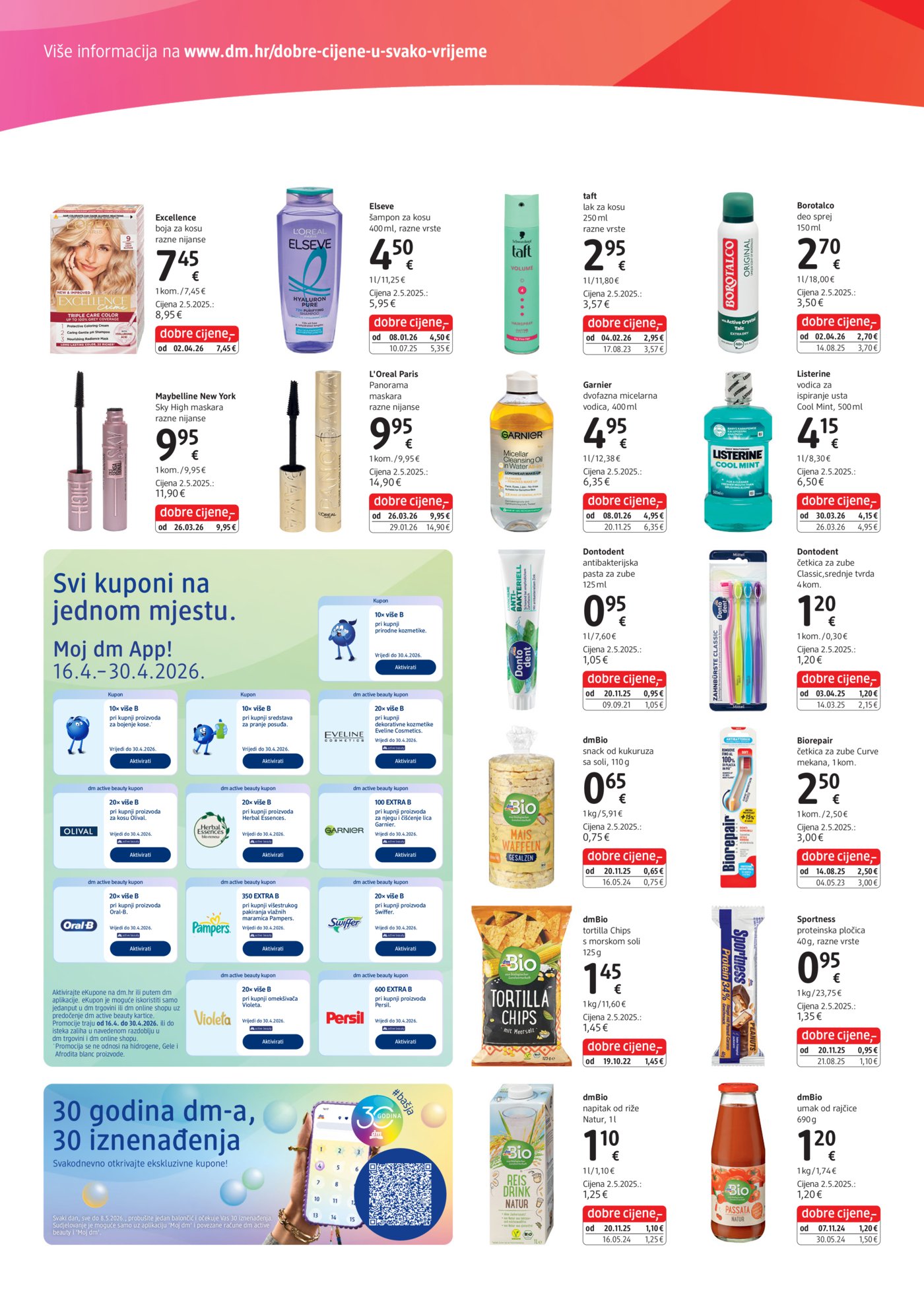 dm katalog Akcija 16.04. - 30.04.2026.