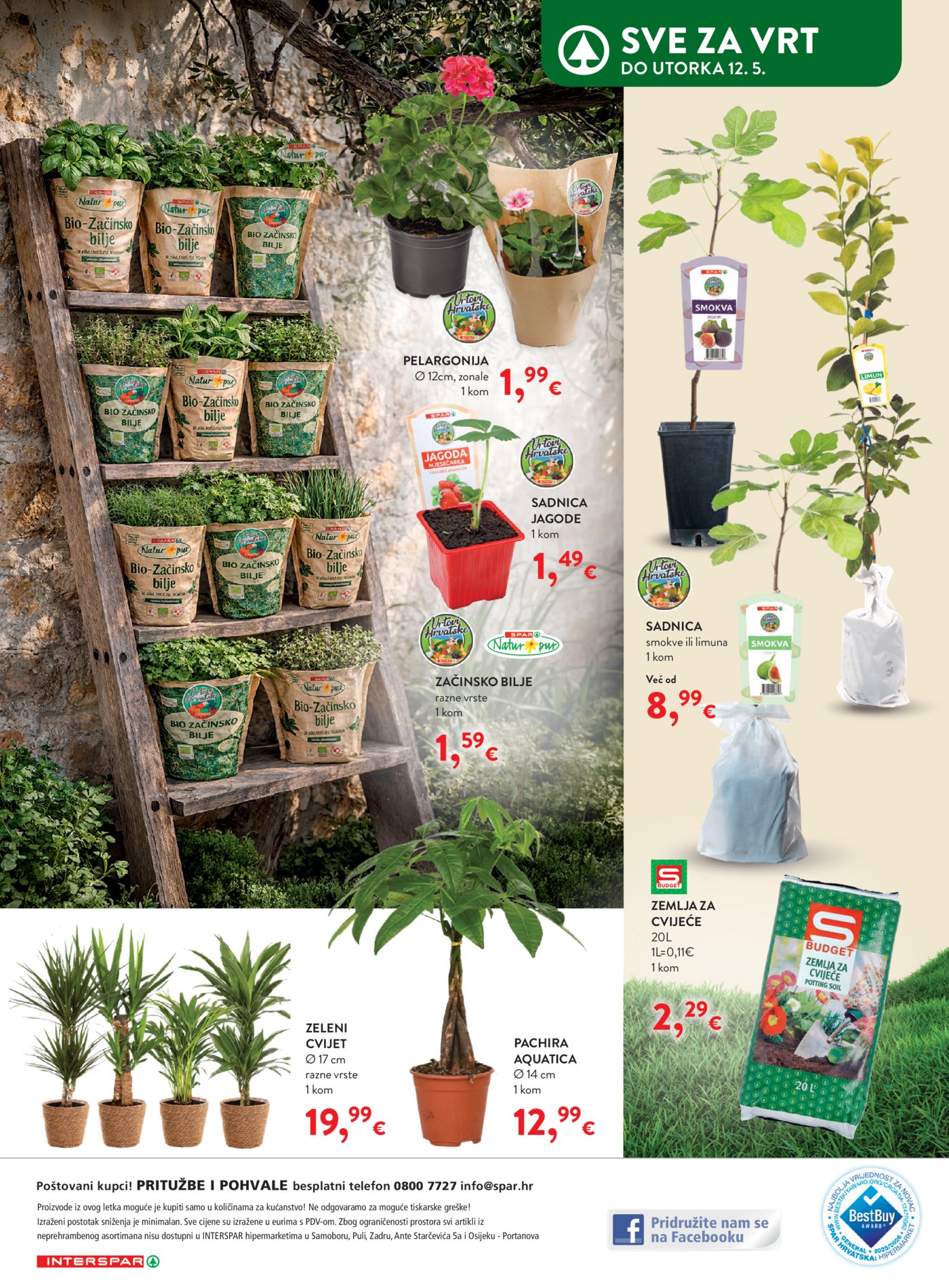 INTERSPAR katalog Apartmani 15.04. - 12.05.2026.