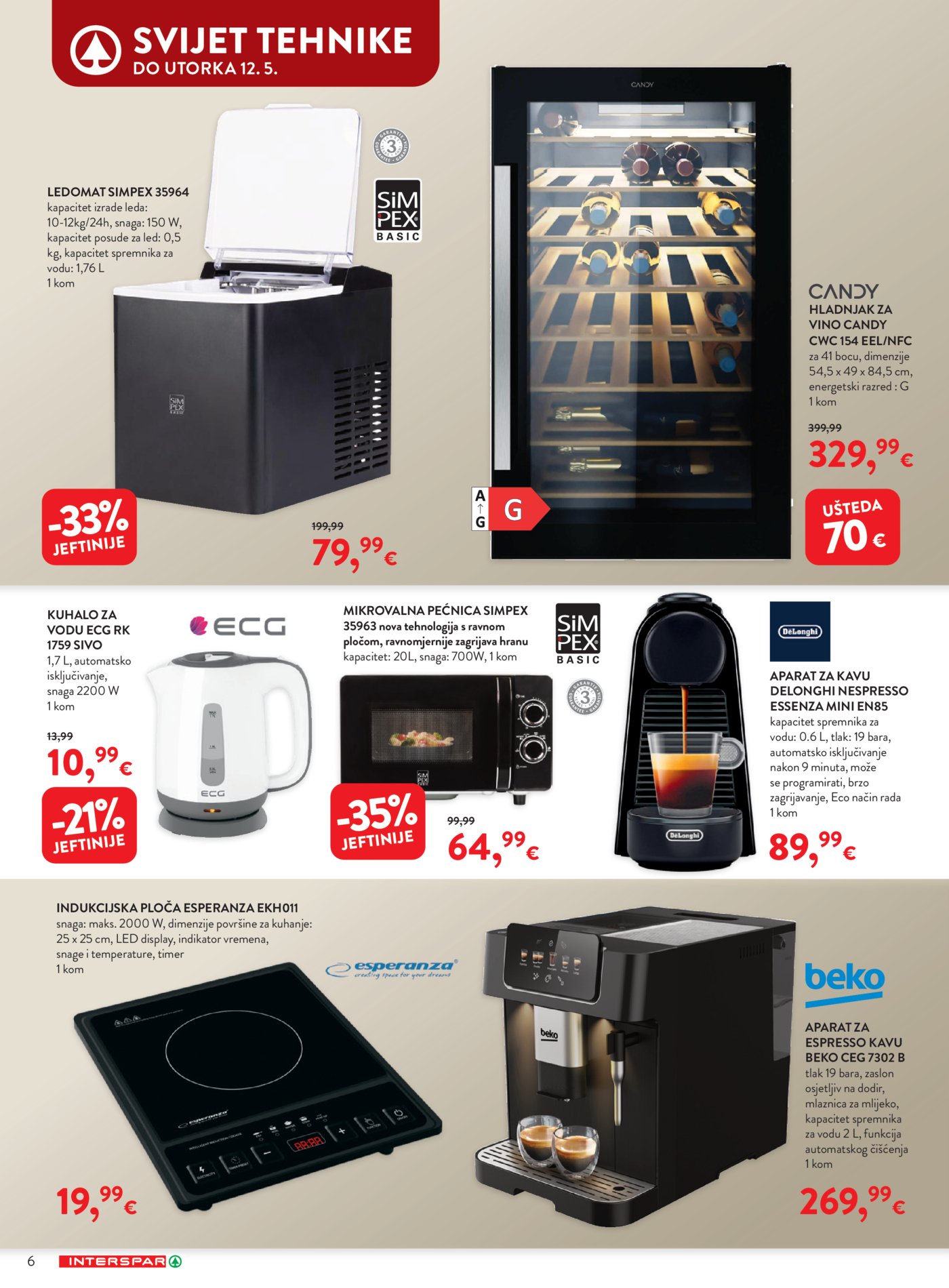 INTERSPAR katalog Apartmani 15.04. - 12.05.2026.