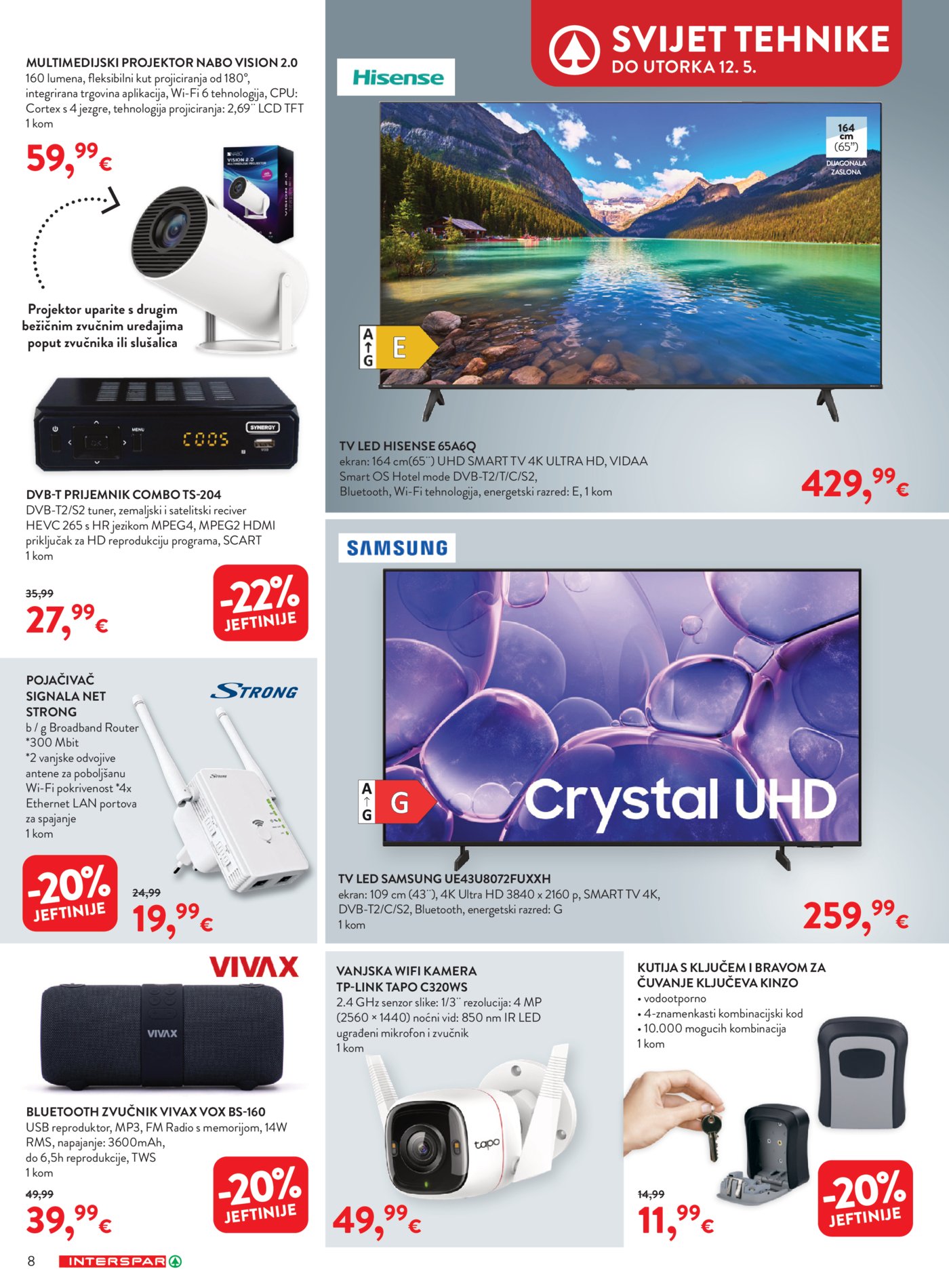 INTERSPAR katalog Apartmani 15.04. - 12.05.2026.
