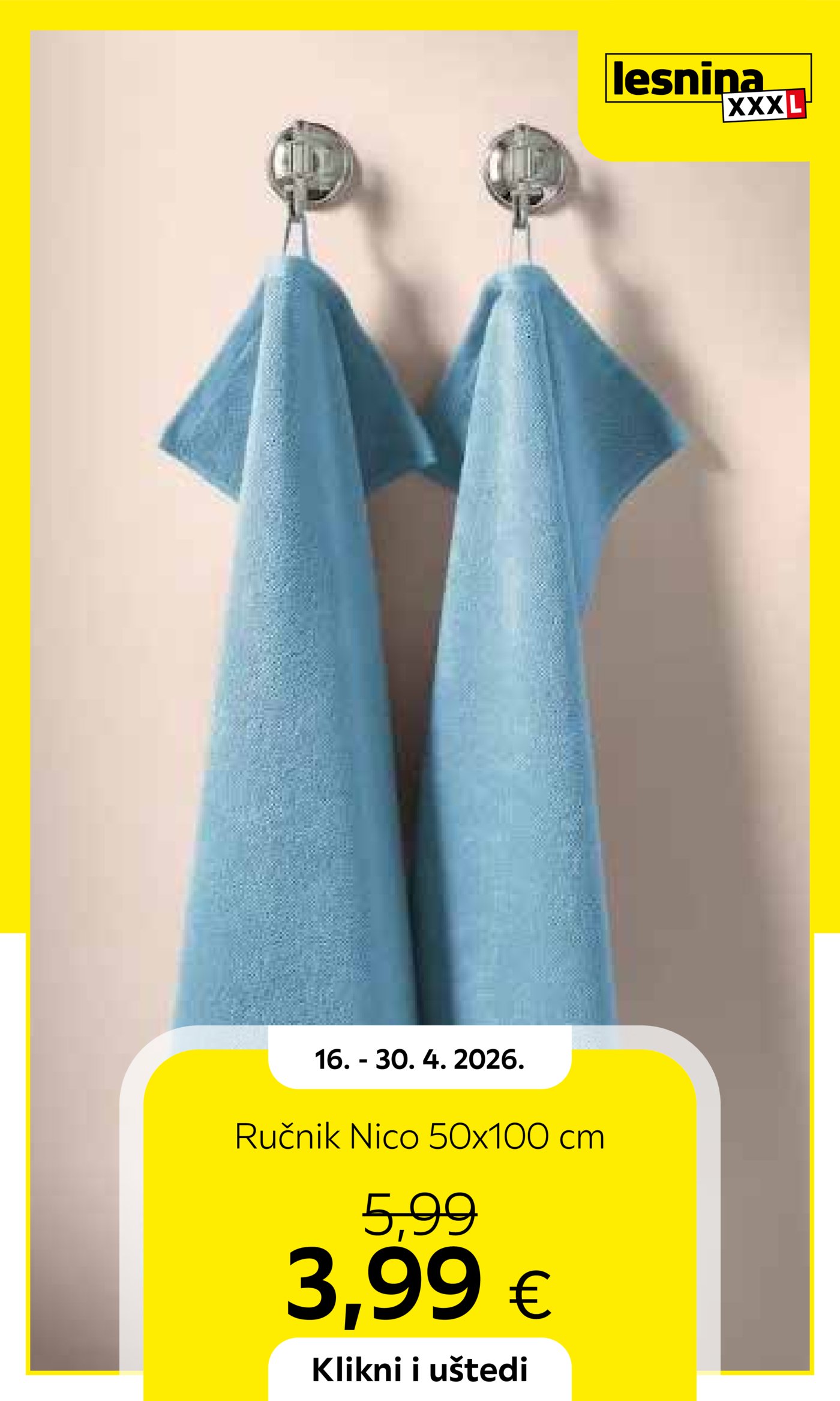 Lesnina katalog Akcija 16.04. - 30.04.2026.