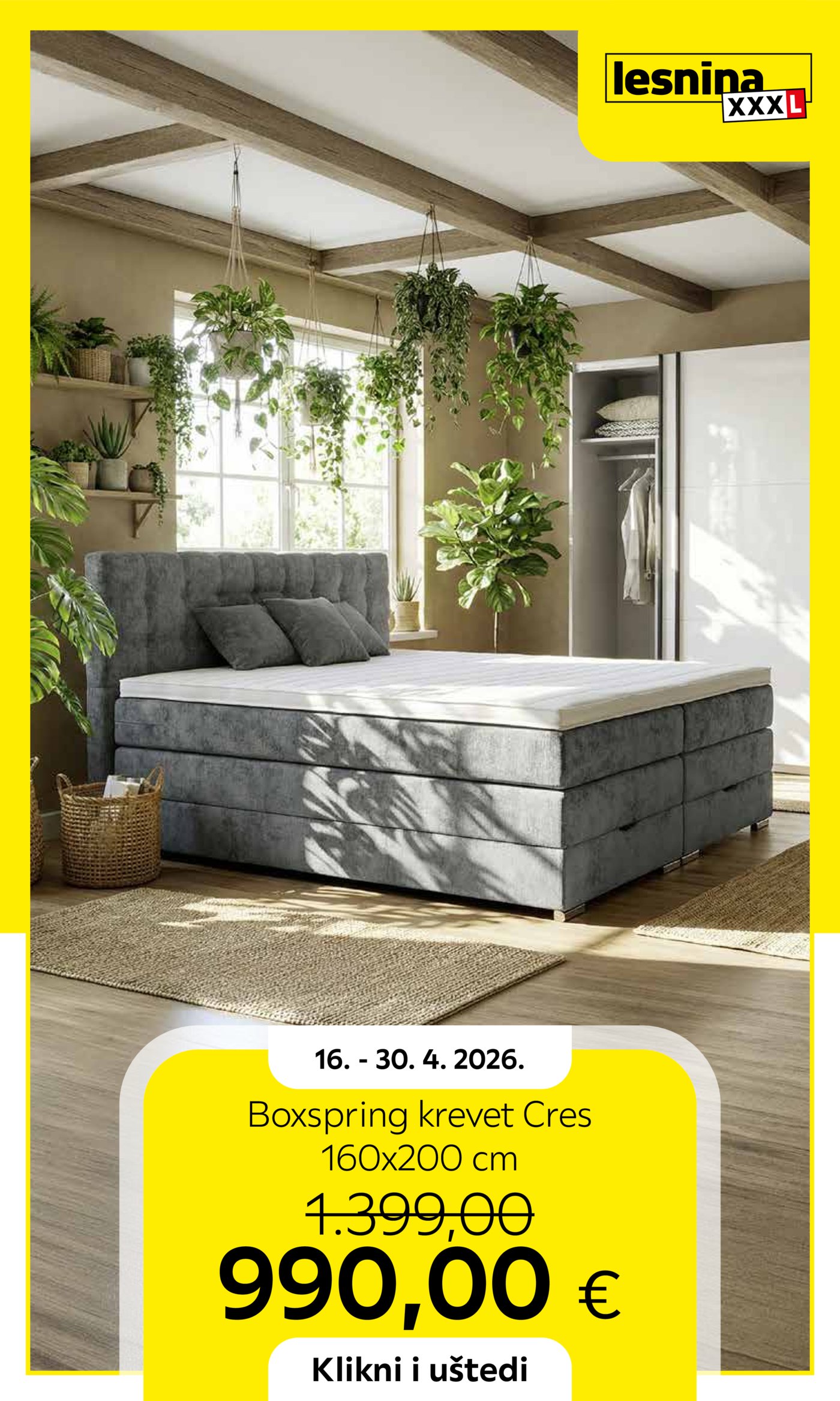 Lesnina katalog Akcija 16.04. - 30.04.2026.