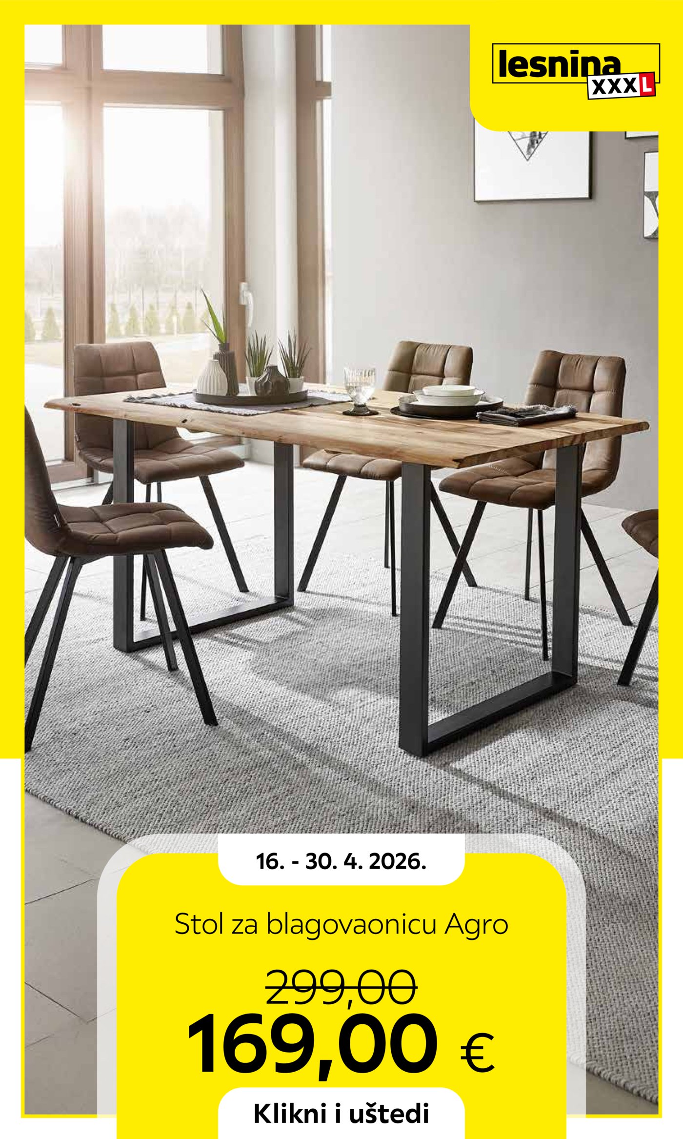 Lesnina katalog Akcija 16.04. - 30.04.2026.