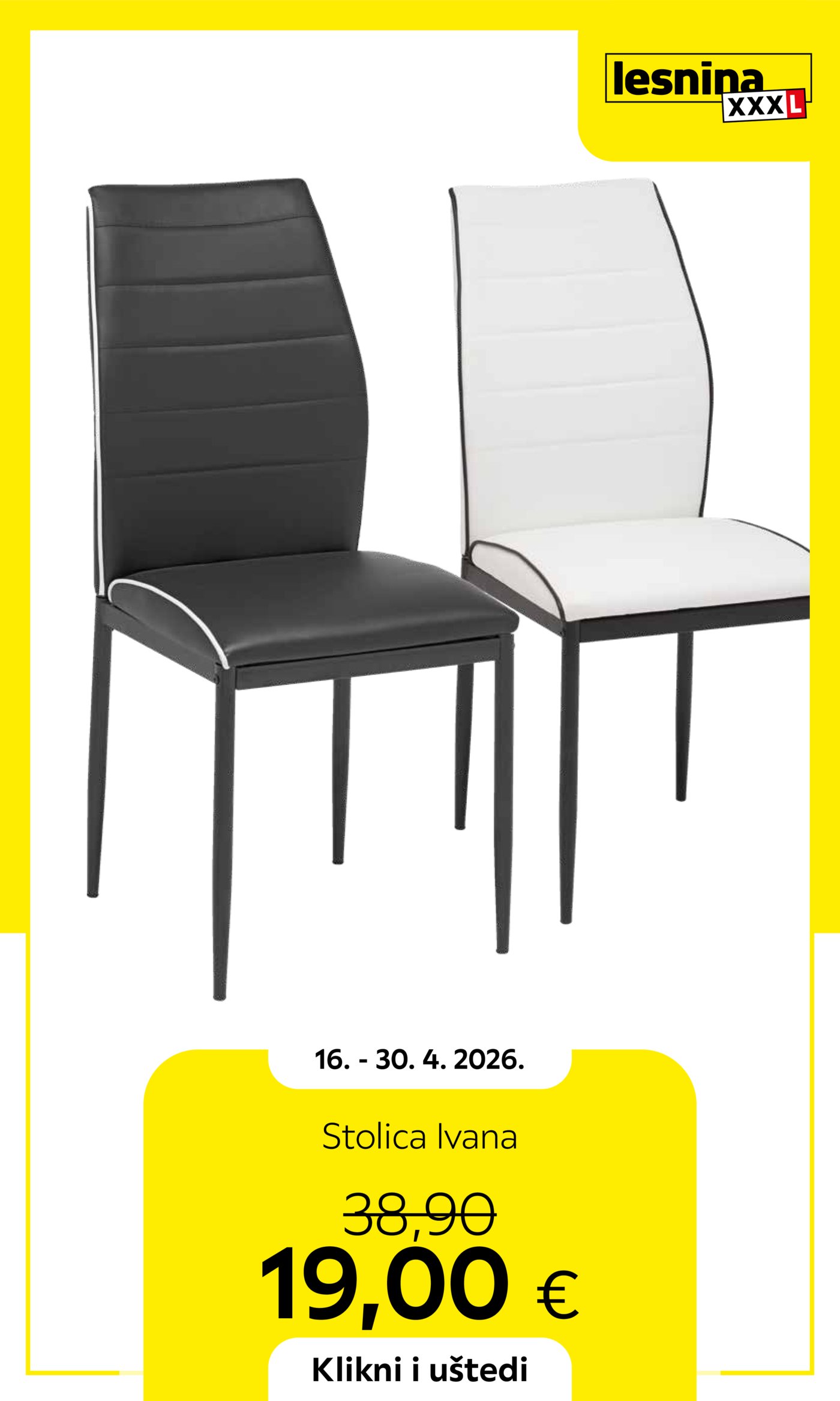 Lesnina katalog Akcija 16.04. - 30.04.2026.