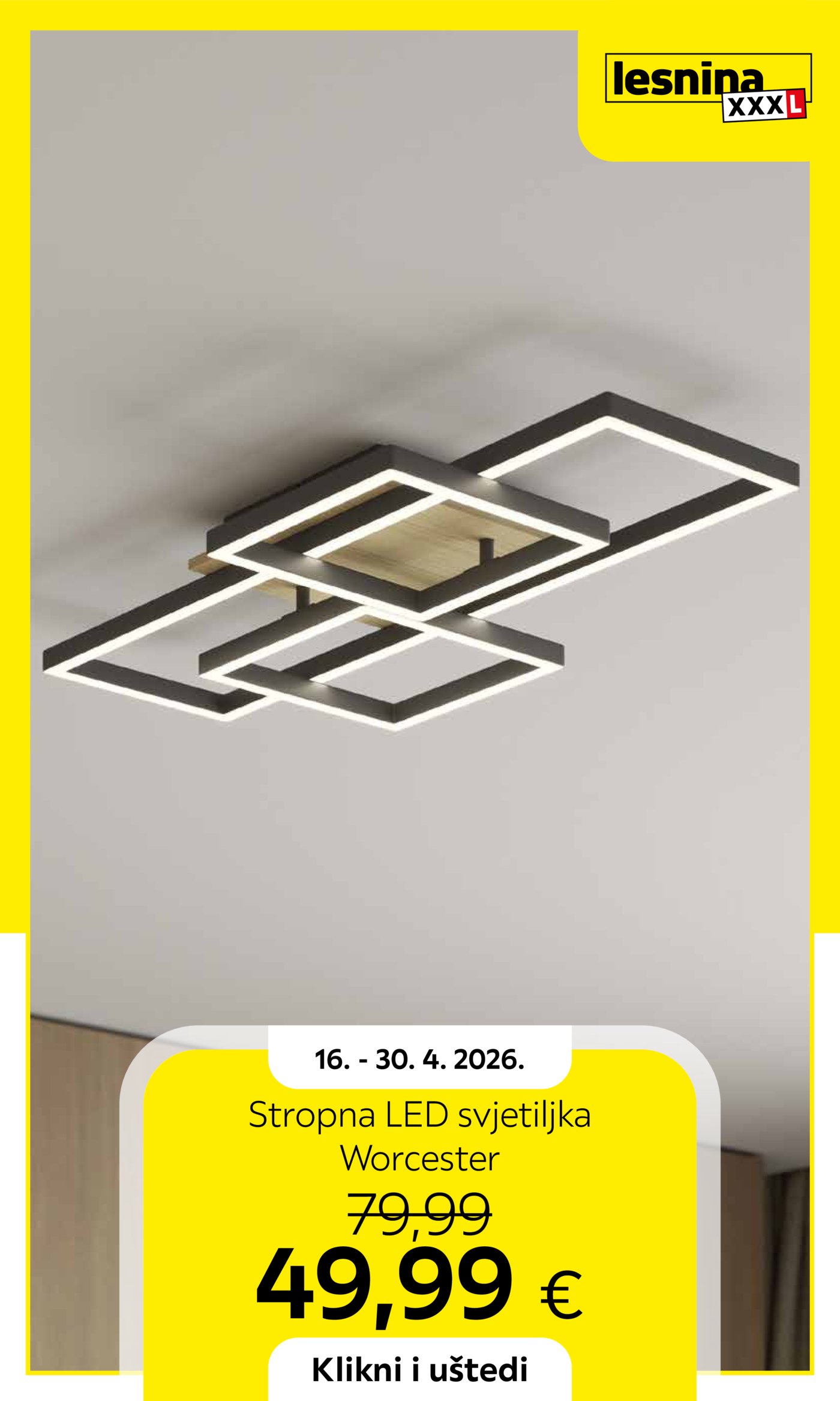 Lesnina katalog Akcija 16.04. - 30.04.2026.