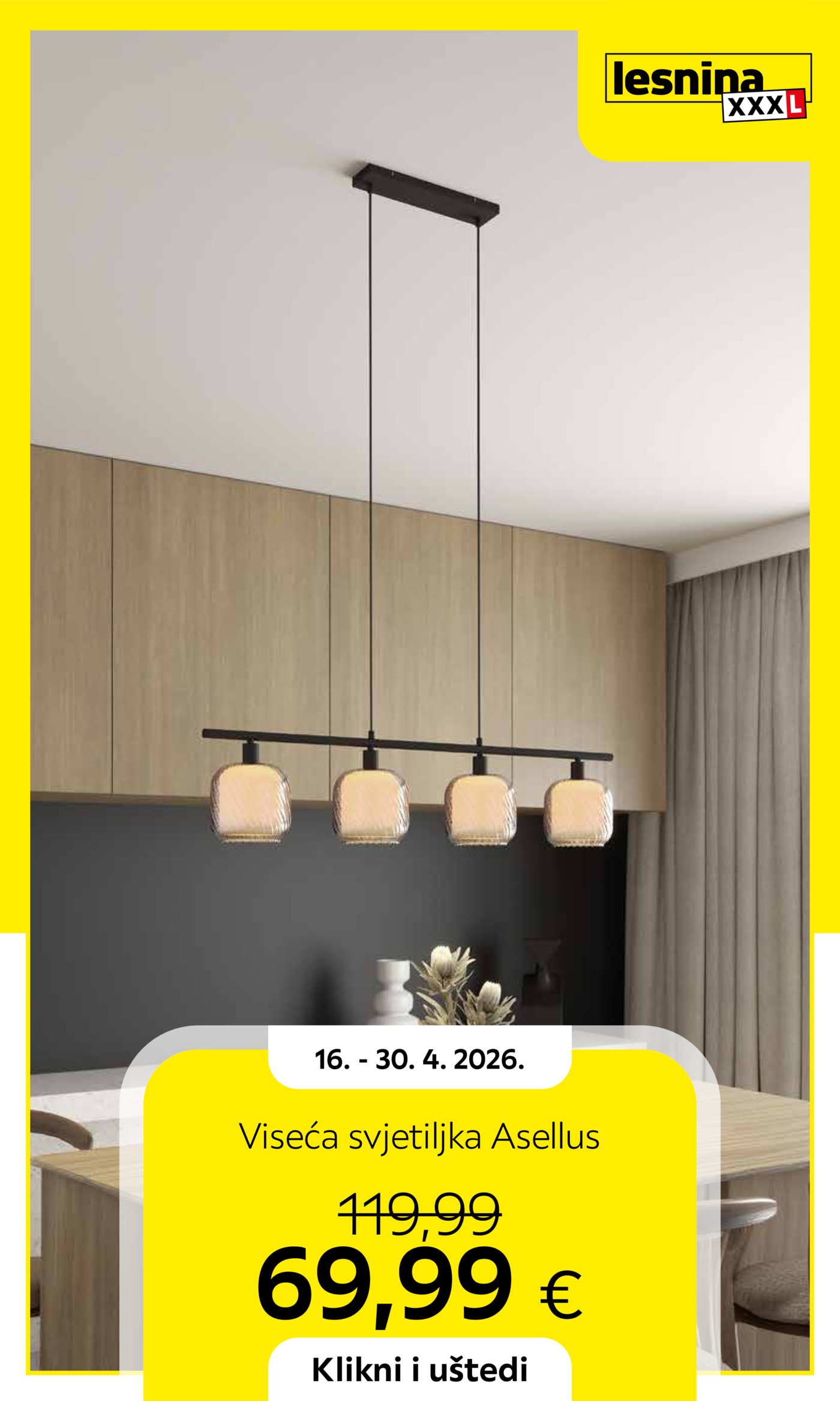 Lesnina katalog Akcija 16.04. - 30.04.2026.