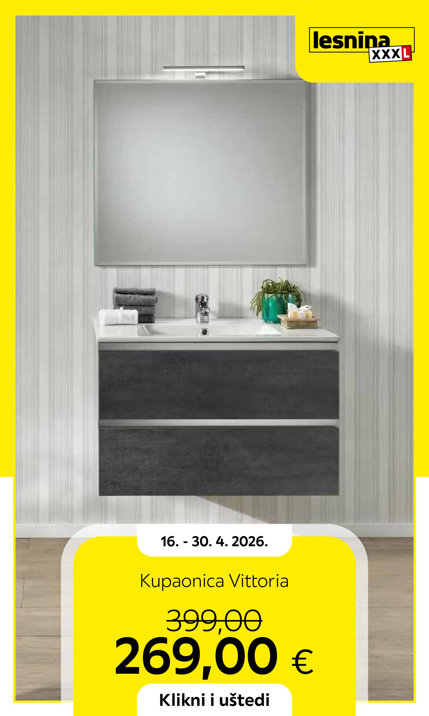 Lesnina katalog Akcija 16.04. - 30.04.2026.