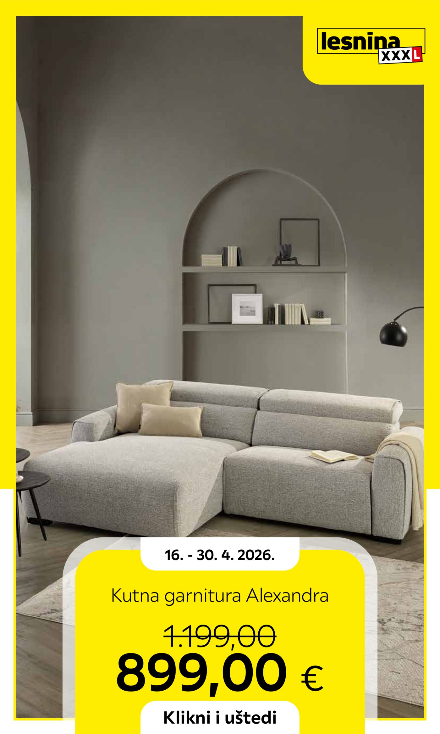 Lesnina katalog Akcija 16.04. - 30.04.2026.