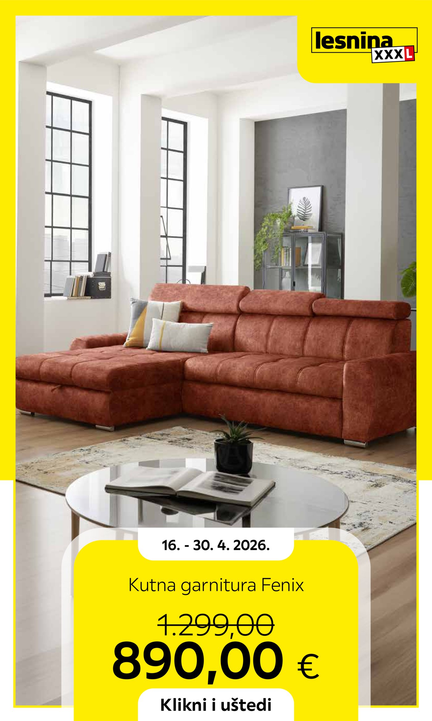 Lesnina katalog Akcija 16.04. - 30.04.2026.