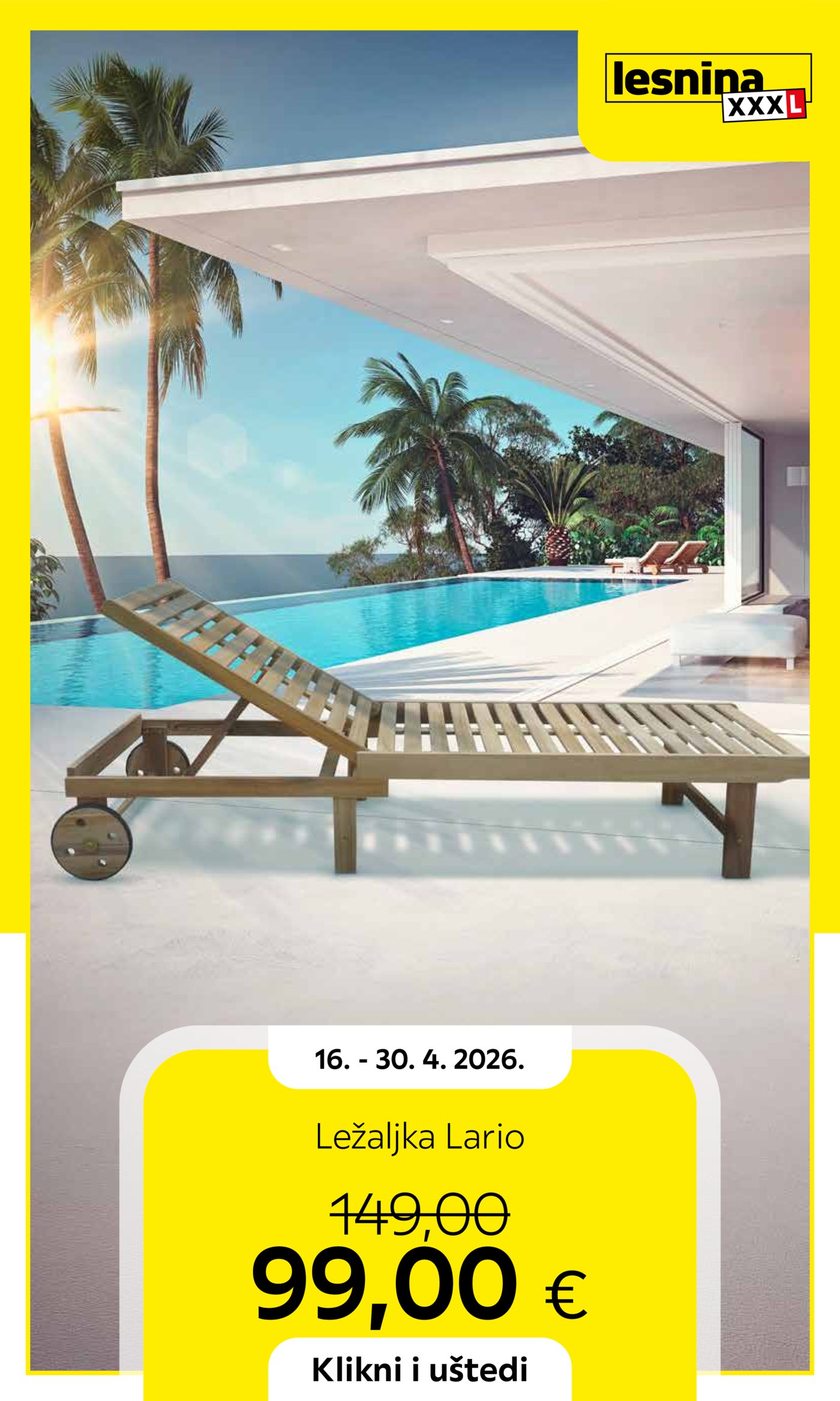 Lesnina katalog Akcija 16.04. - 30.04.2026.