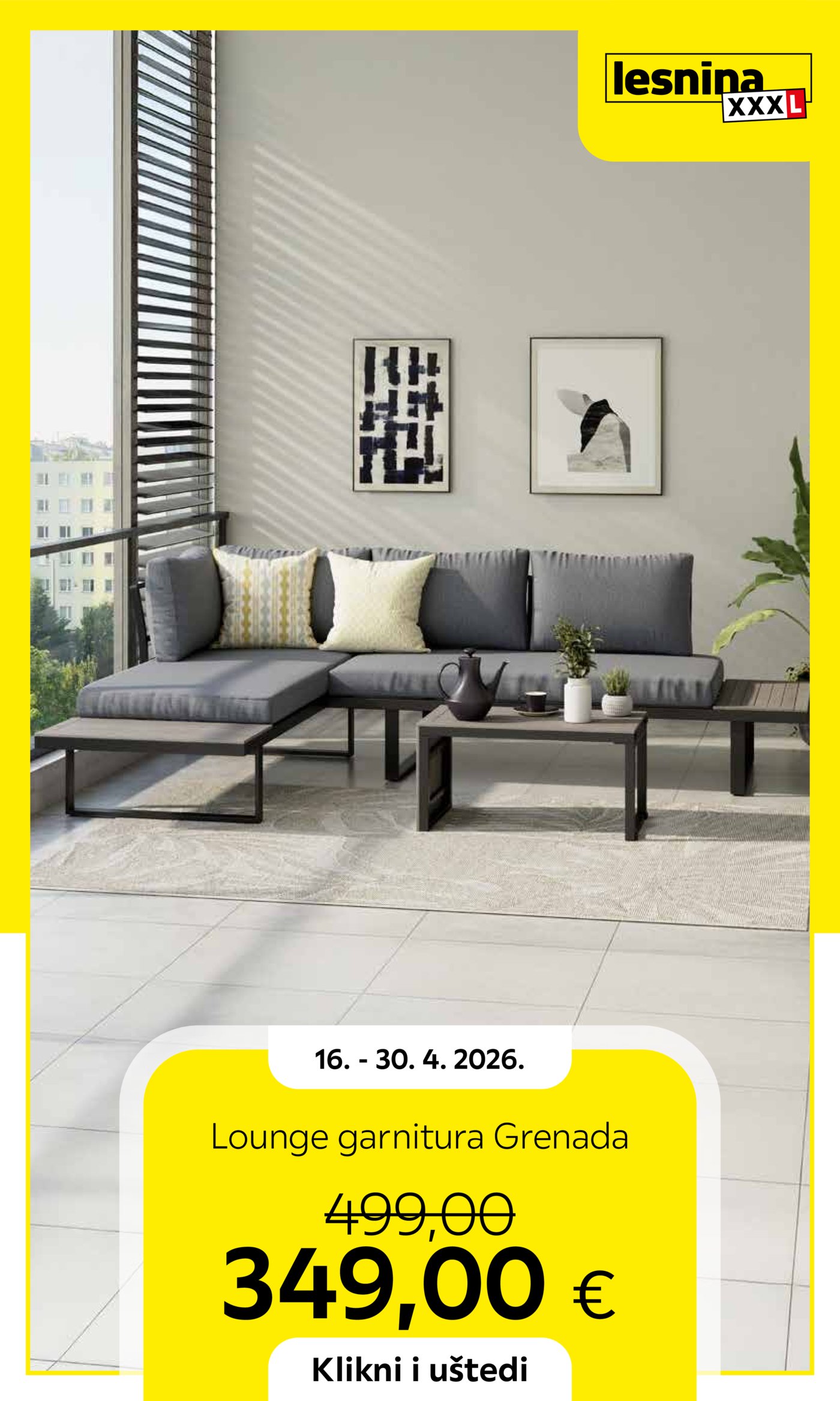 Lesnina katalog Akcija 16.04. - 30.04.2026.