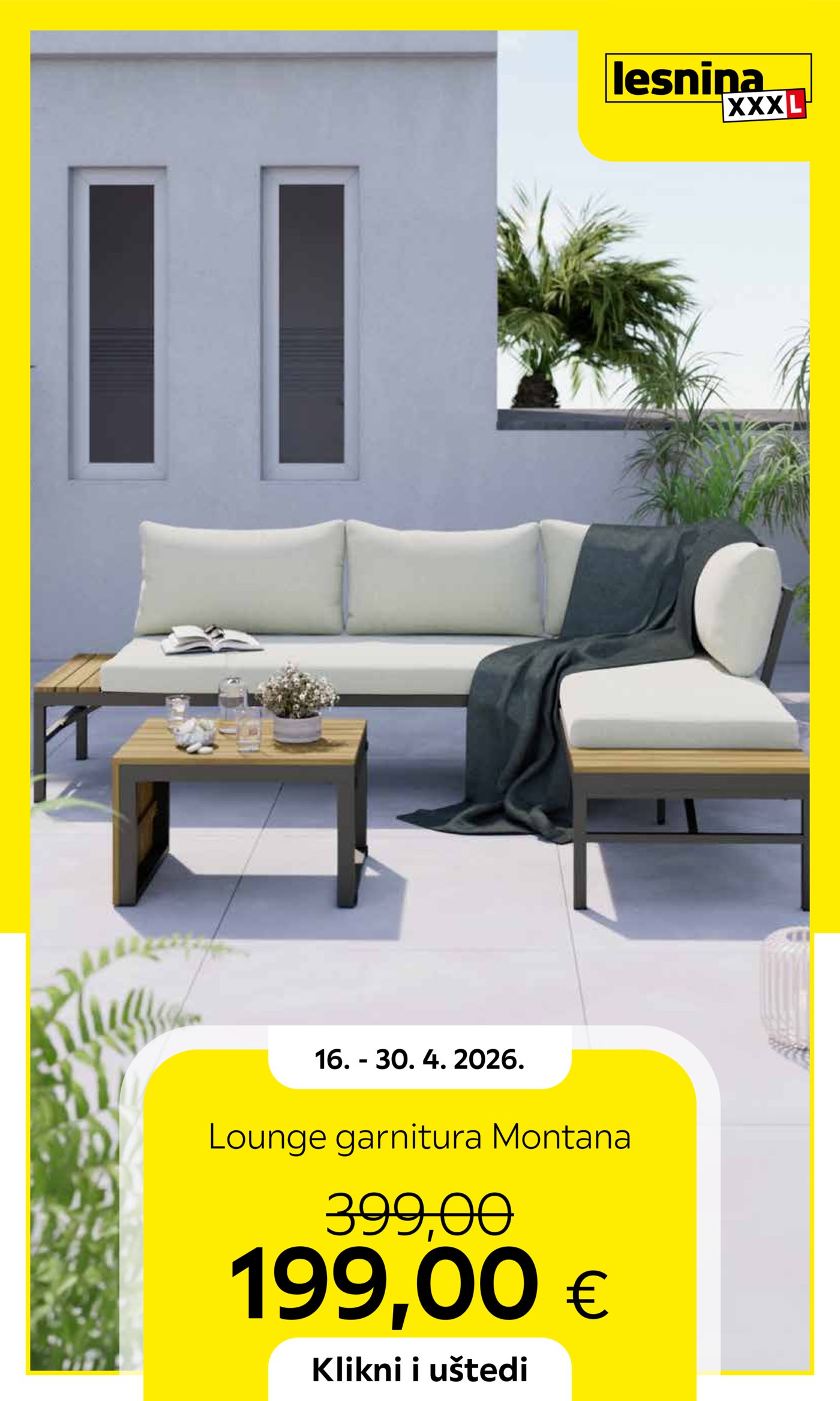 Lesnina katalog Akcija 16.04. - 30.04.2026.