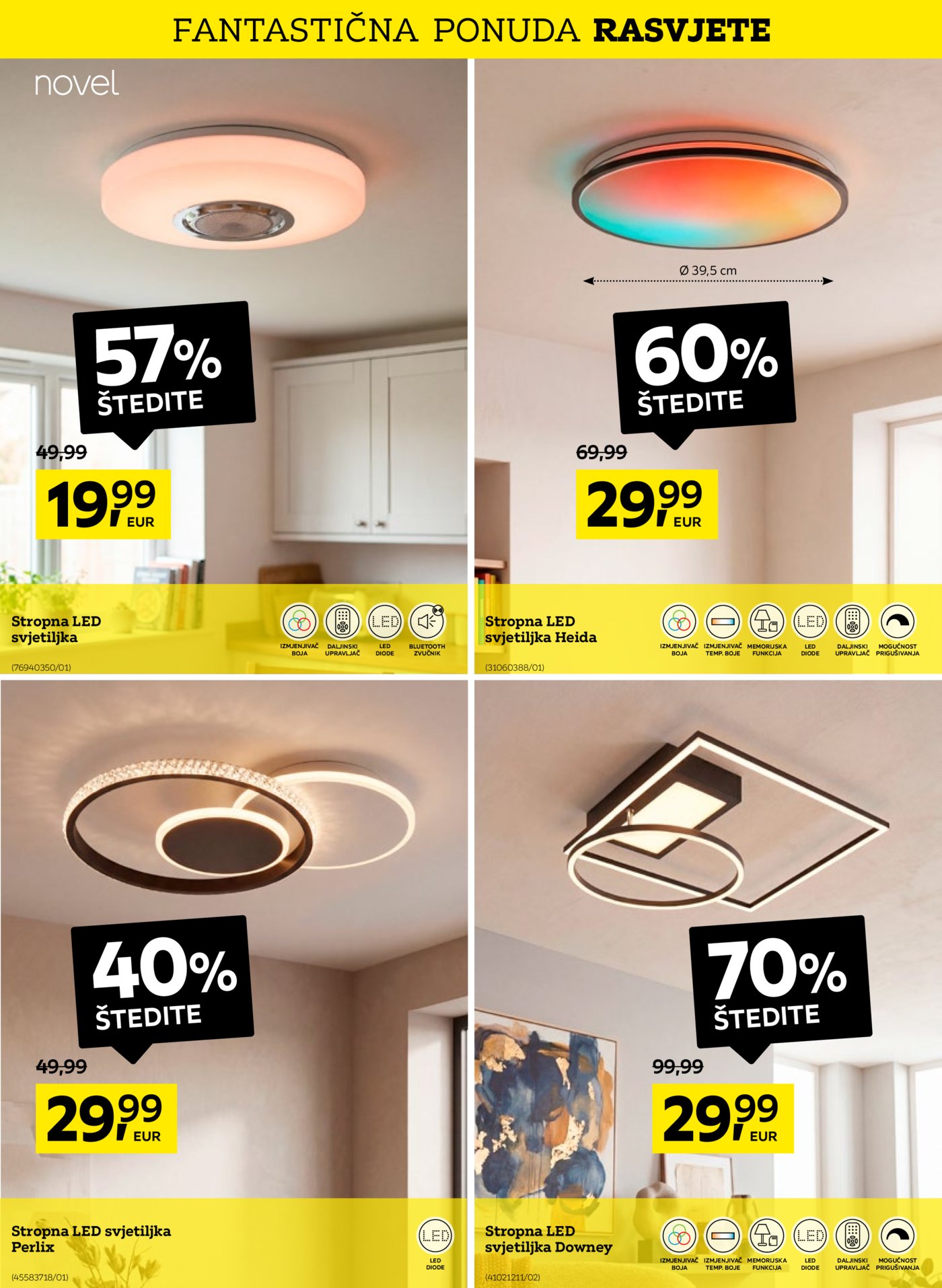 Lesnina katalog Rasvjeta 15.04. - 30.04.2026.