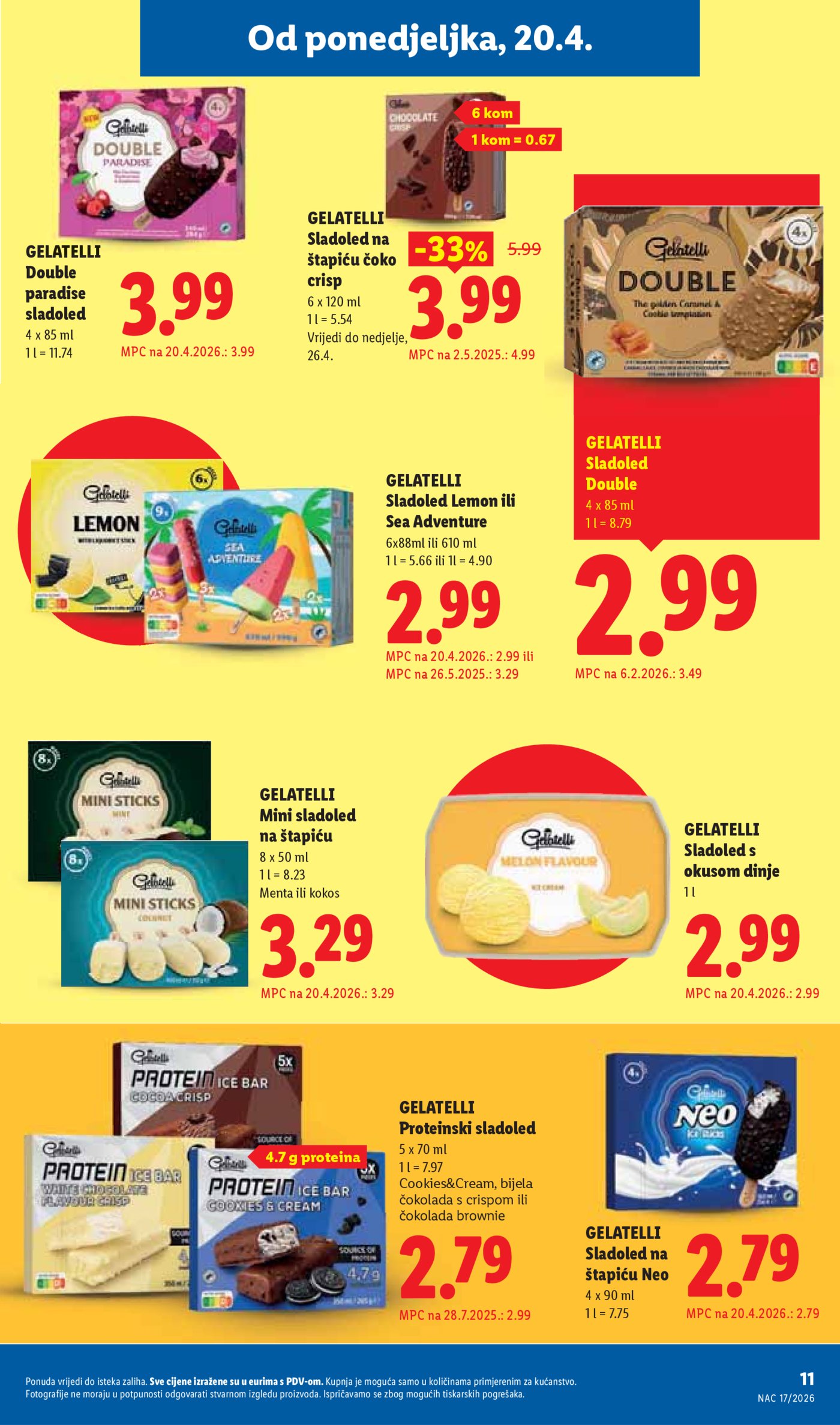 Lidl katalog Super ponuda od ponedjeljka 20.04. - 26.04.2026.