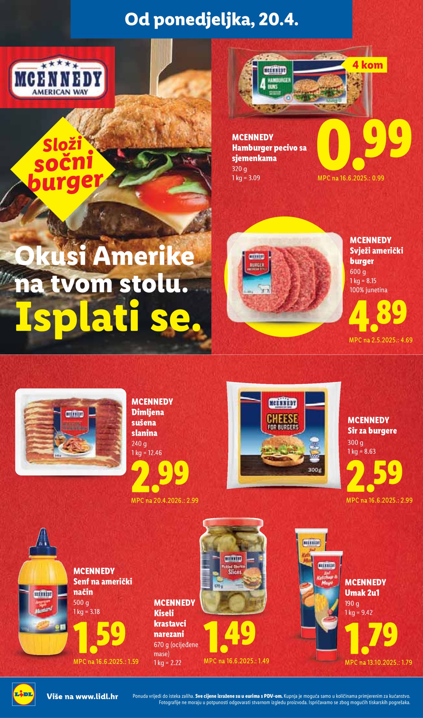 Lidl katalog Super ponuda od ponedjeljka 20.04. - 26.04.2026.
