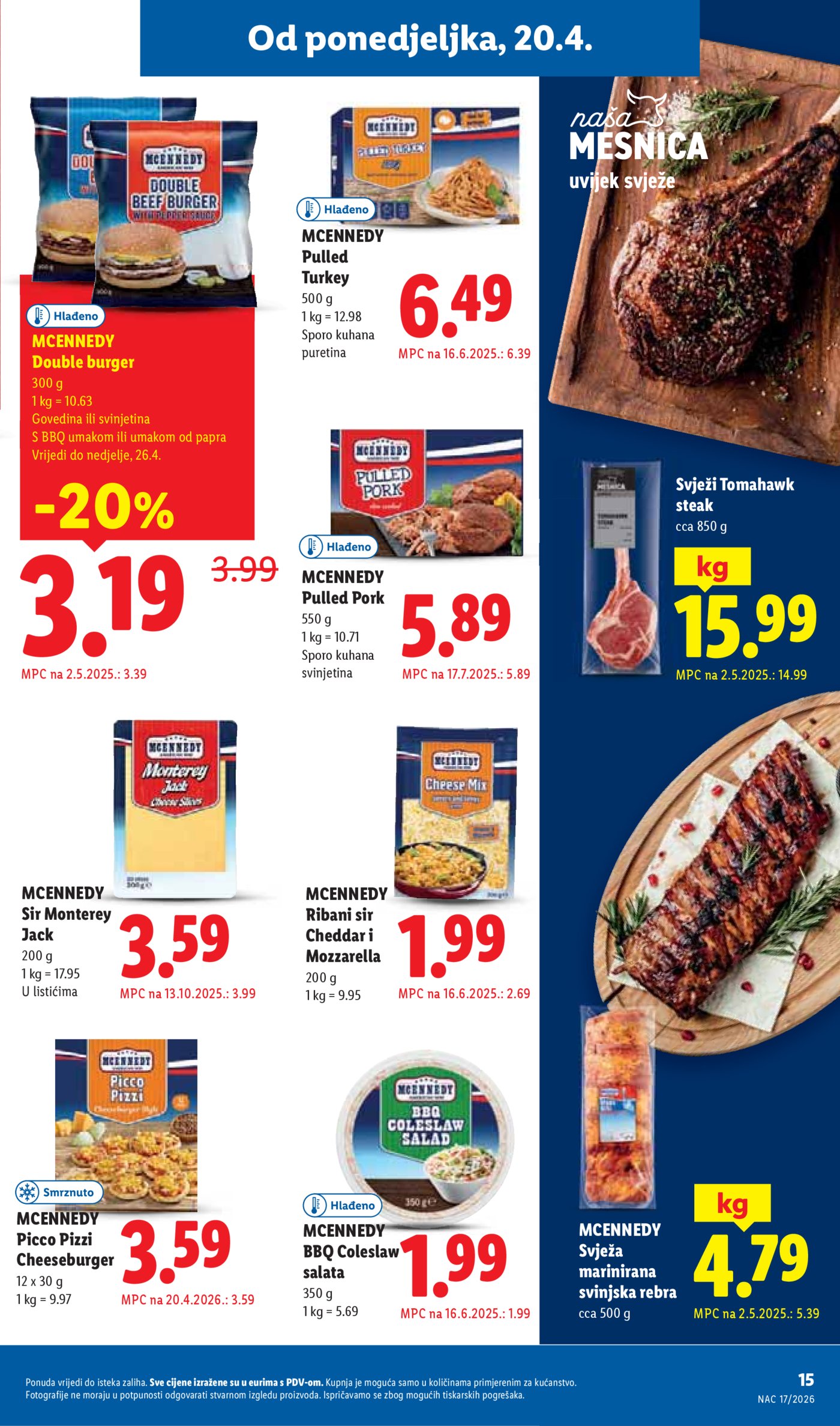 Lidl katalog Super ponuda od ponedjeljka 20.04. - 26.04.2026.
