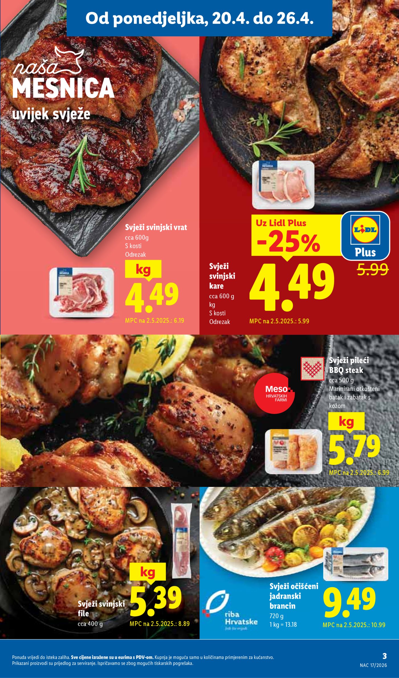 Lidl katalog Super ponuda od ponedjeljka 20.04. - 26.04.2026.