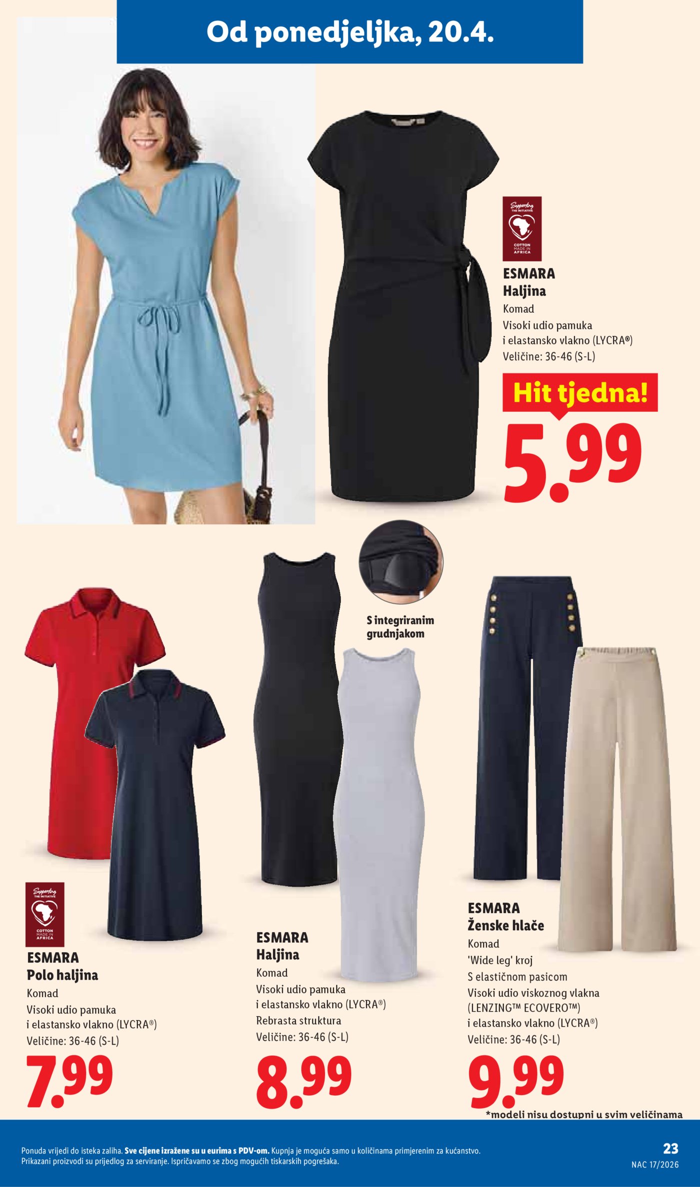 Lidl katalog Super ponuda od ponedjeljka 20.04. - 26.04.2026.