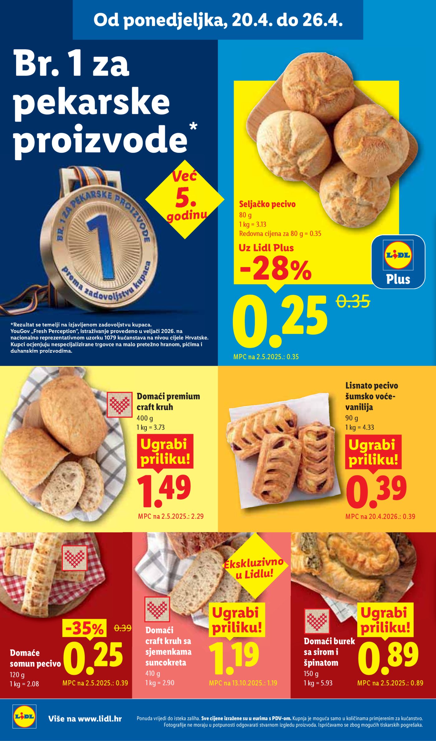 Lidl katalog Super ponuda od ponedjeljka 20.04. - 26.04.2026.