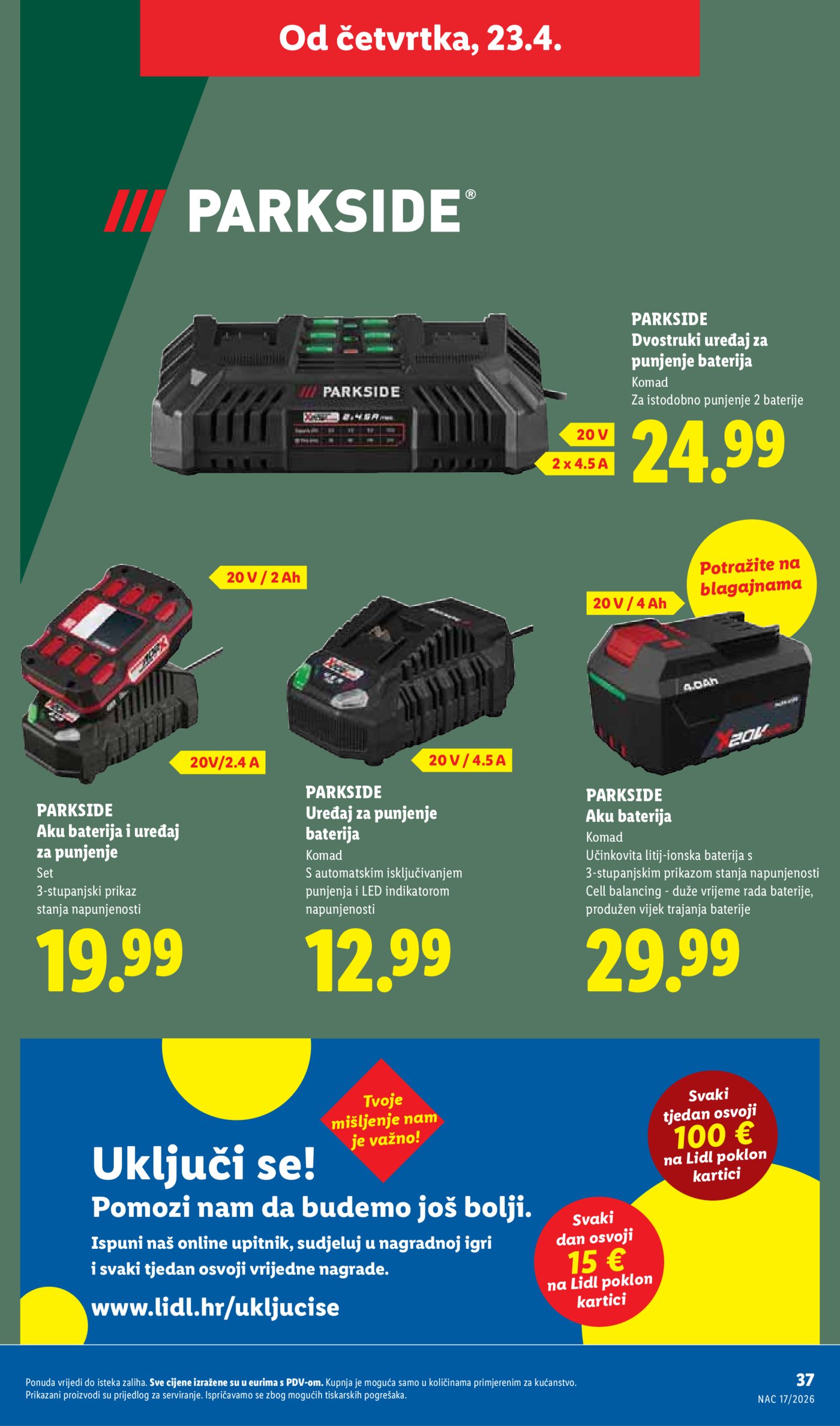 Lidl katalog Super ponuda od ponedjeljka 20.04. - 26.04.2026.