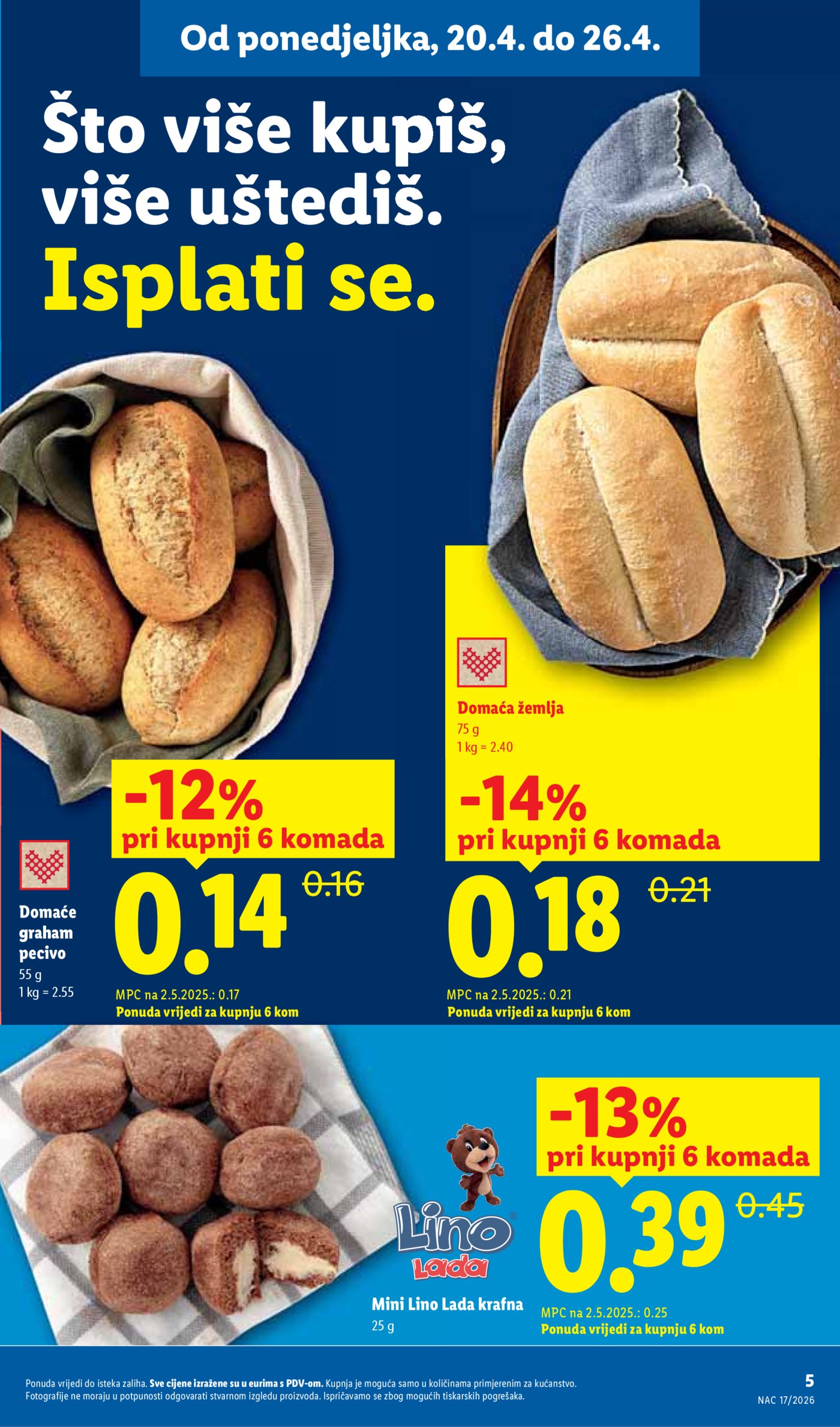 Lidl katalog Super ponuda od ponedjeljka 20.04. - 26.04.2026.