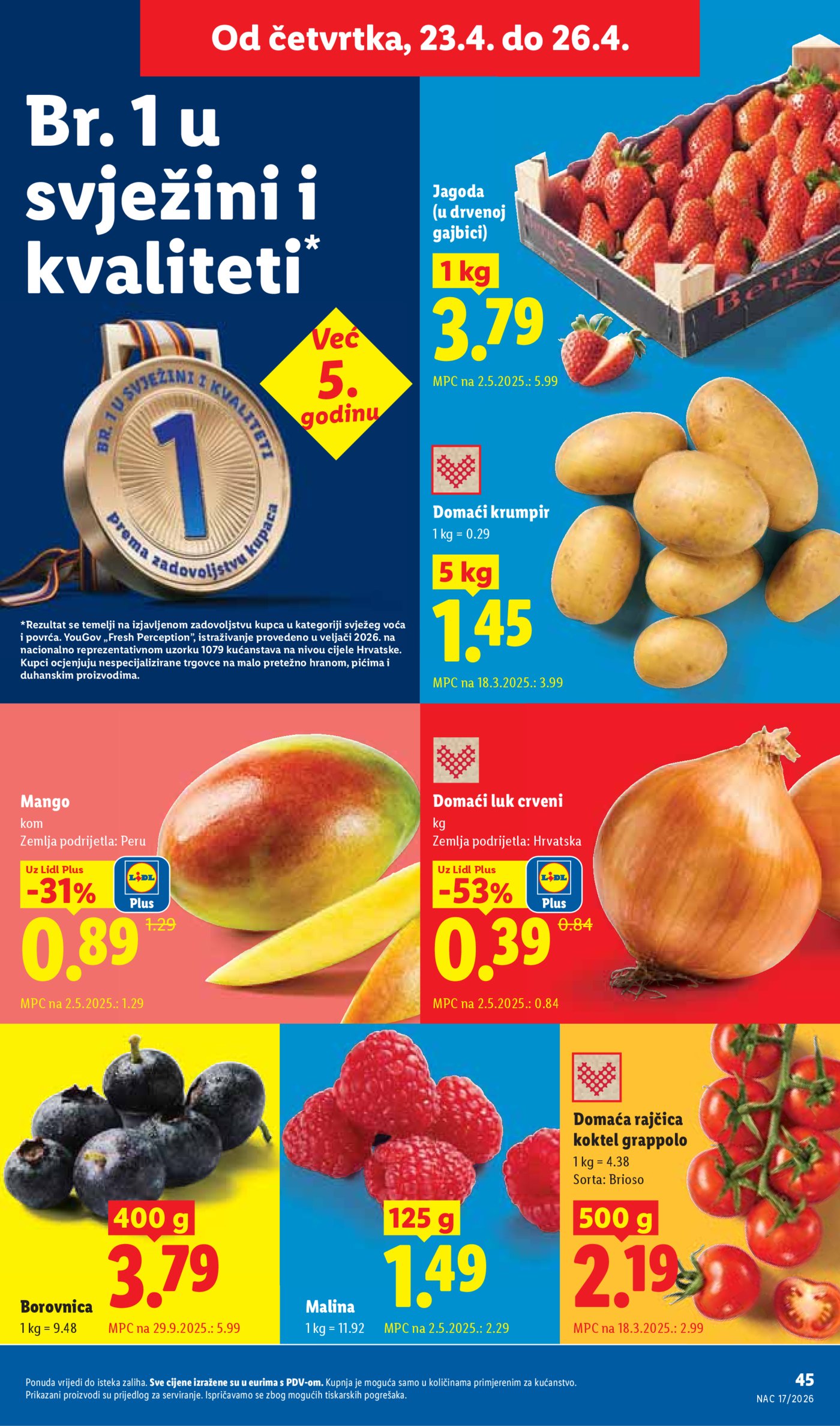 Lidl katalog Super ponuda od ponedjeljka 20.04. - 26.04.2026.