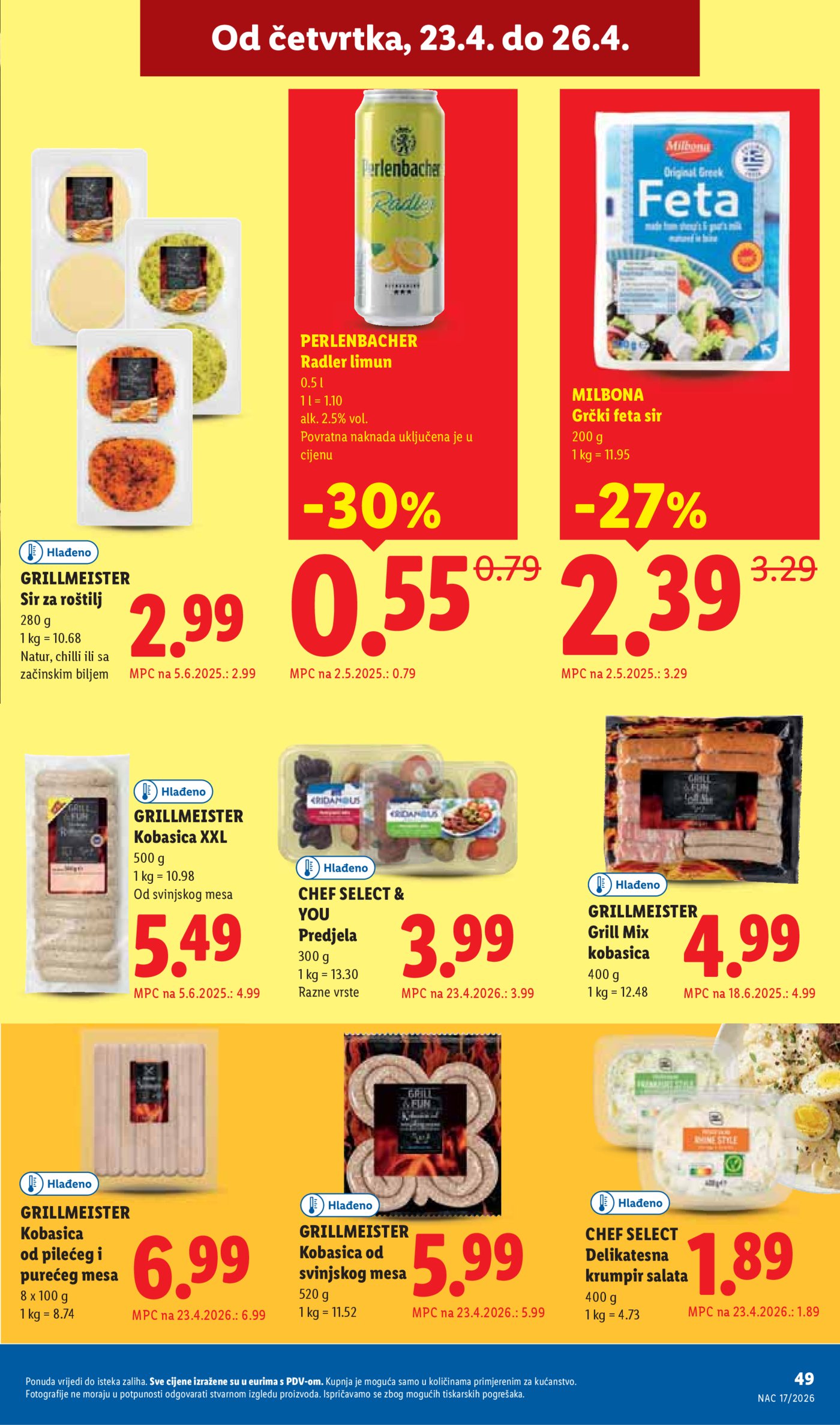 Lidl katalog Super ponuda od ponedjeljka 20.04. - 26.04.2026.