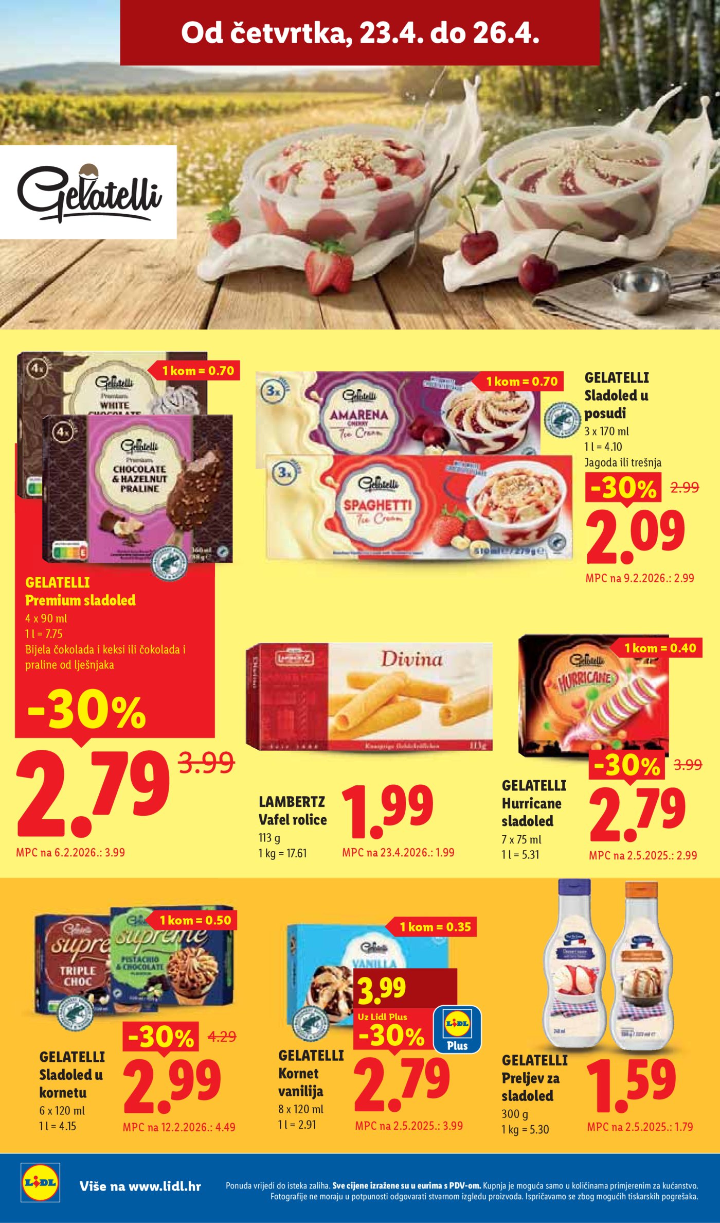 Lidl katalog Super ponuda od ponedjeljka 20.04. - 26.04.2026.
