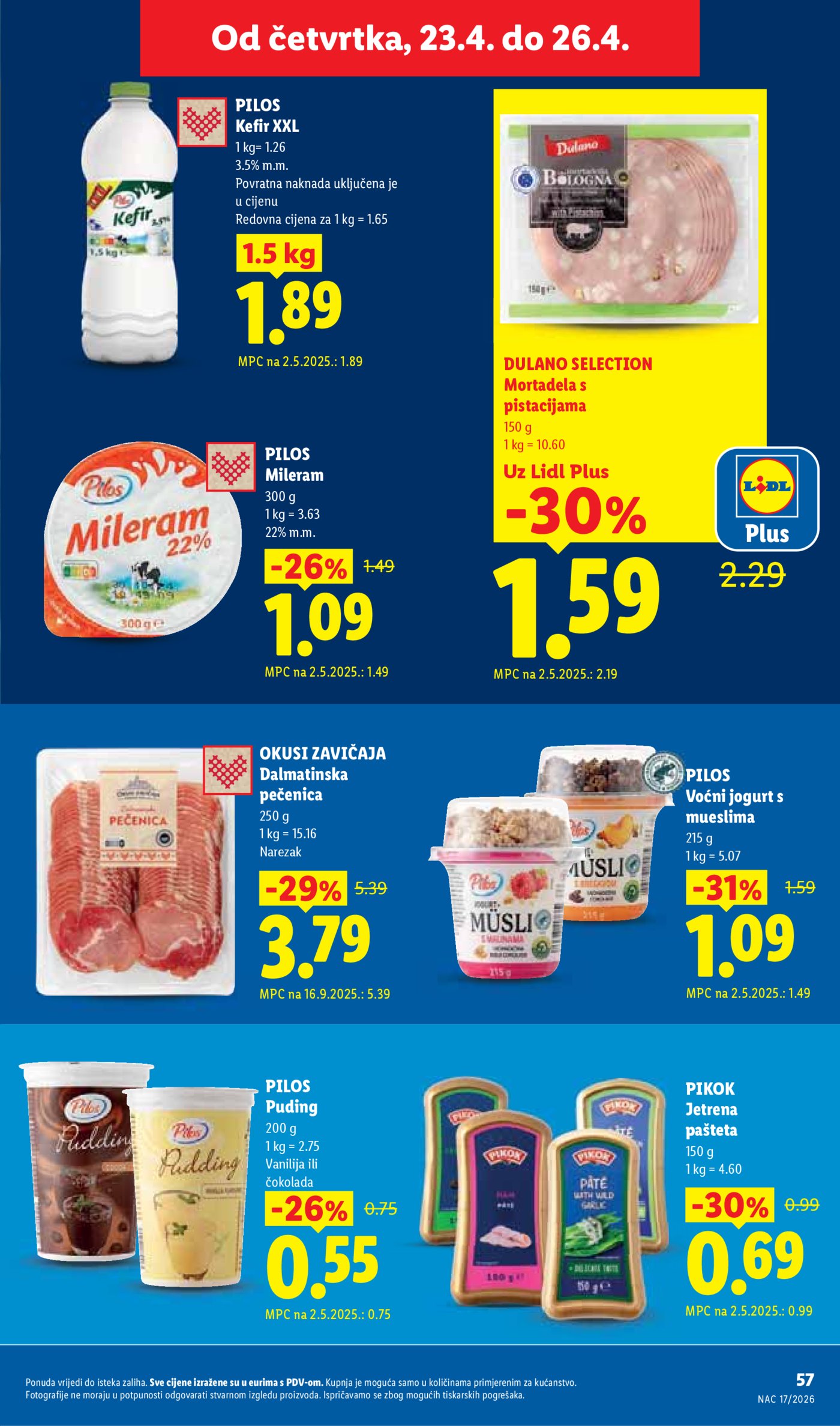 Lidl katalog Super ponuda od ponedjeljka 20.04. - 26.04.2026.