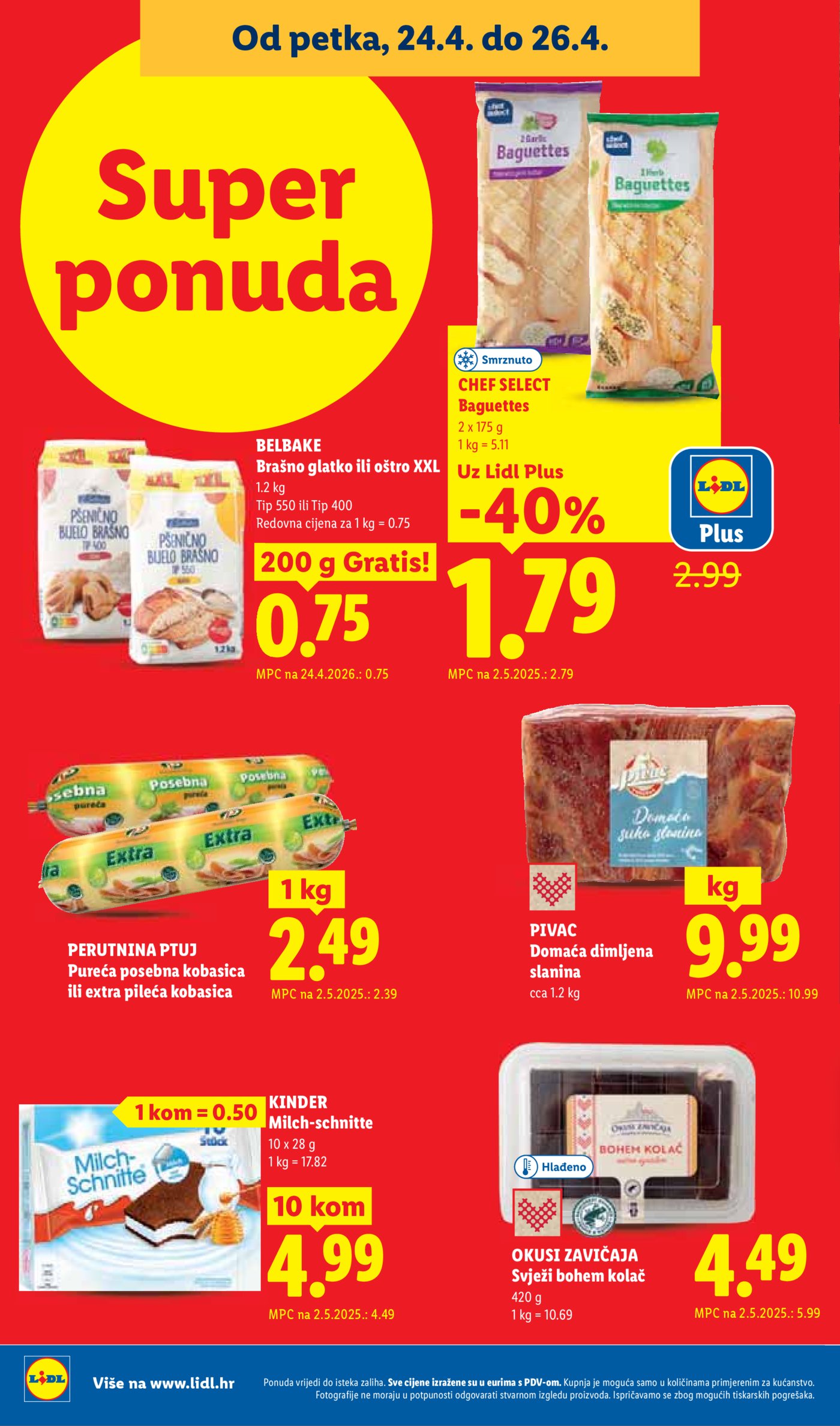Lidl katalog Super ponuda od ponedjeljka 20.04. - 26.04.2026.
