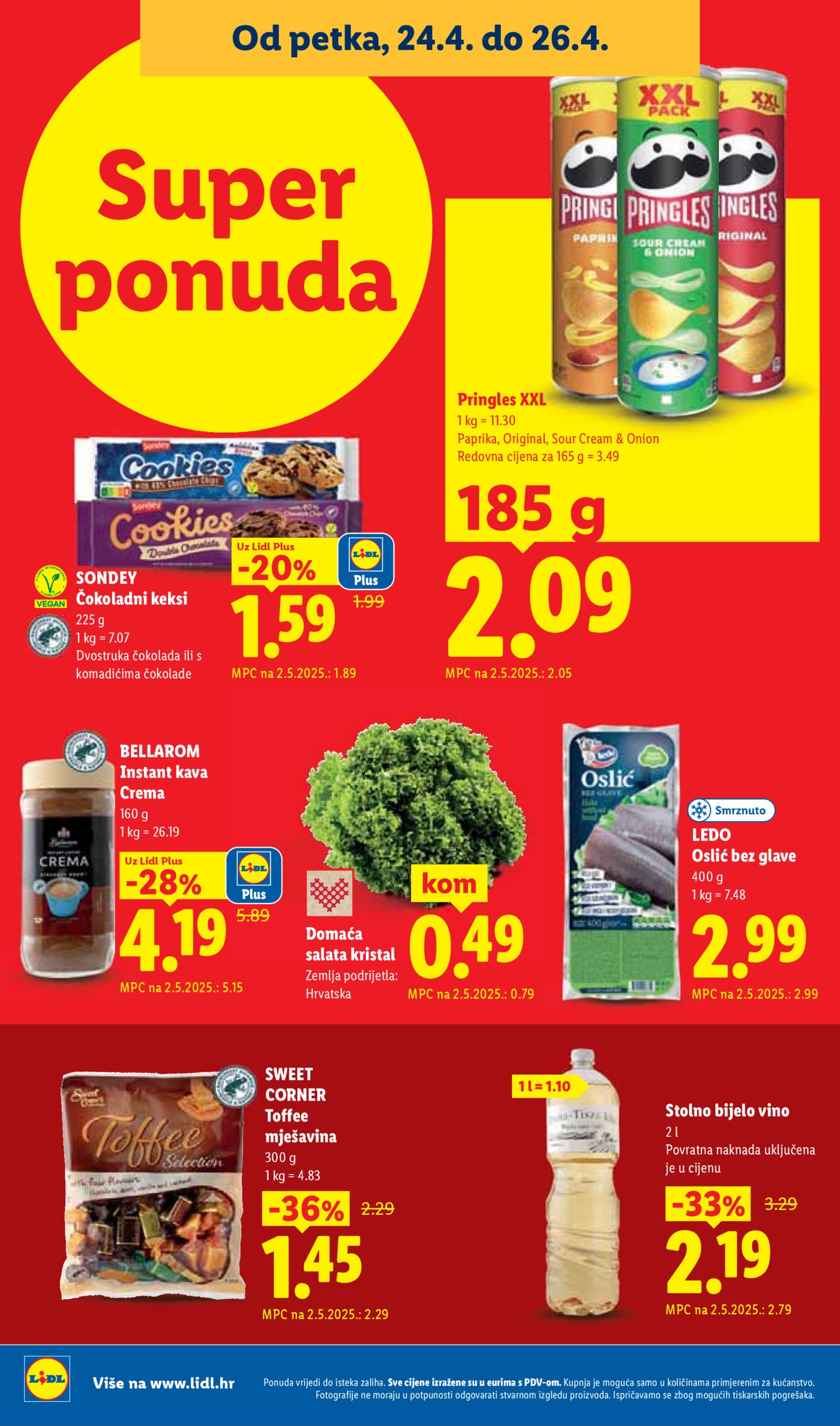 Lidl katalog Super ponuda od ponedjeljka 20.04. - 26.04.2026.
