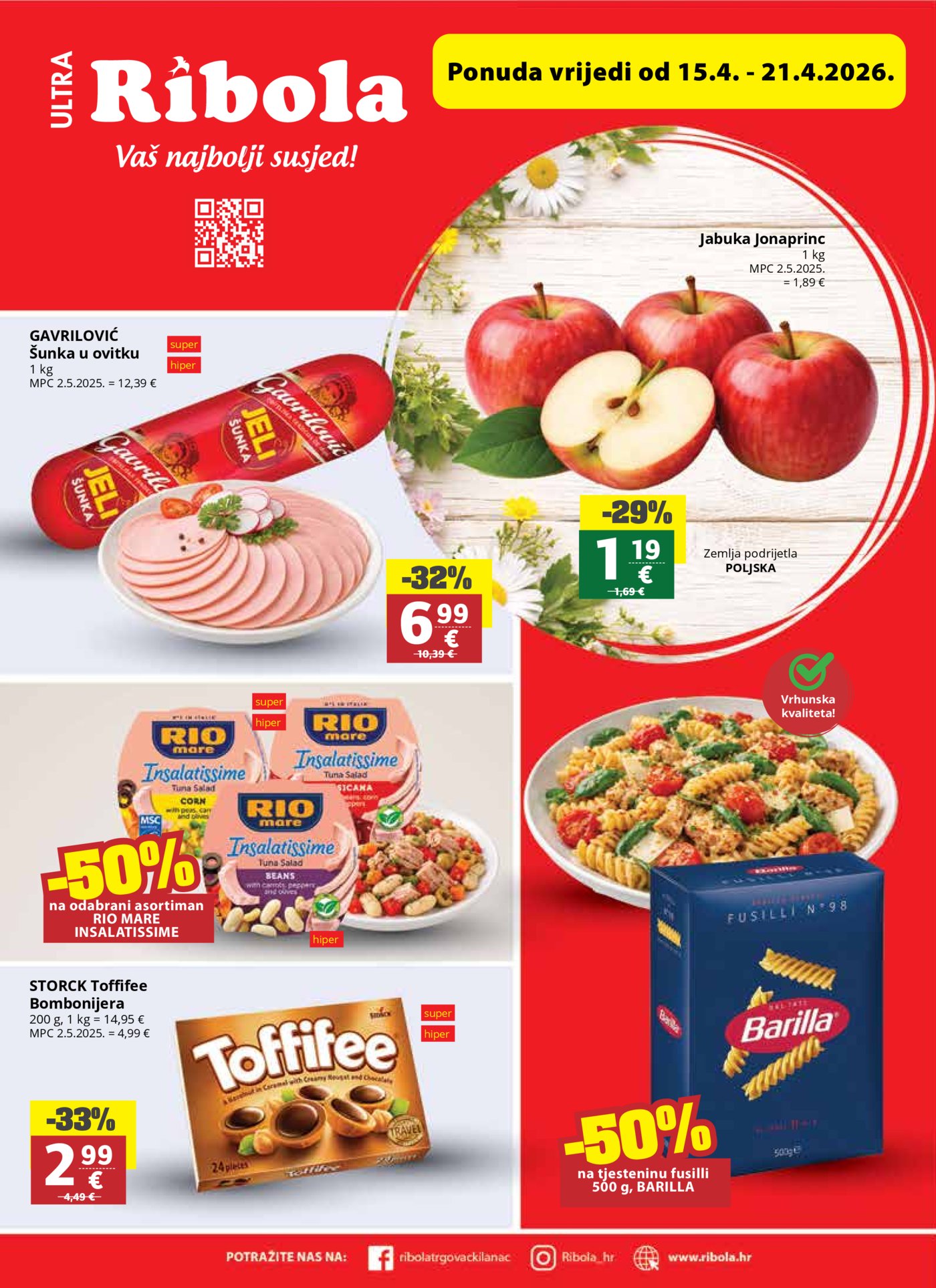 Ribola katalog Akcija 15.04. - 21.04.2026.
