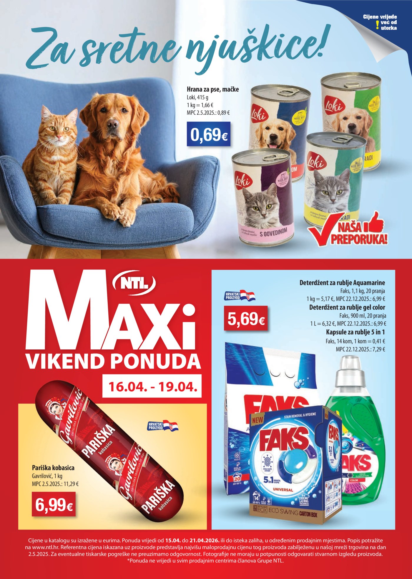 Robin katalog Maxi Tjedna ponuda 15.04. - 21.04.2026.