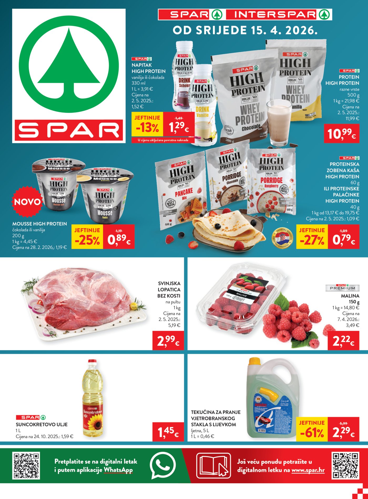 SPAR - INTERSPAR katalog Akcija 15.04. - 21.04.2026.