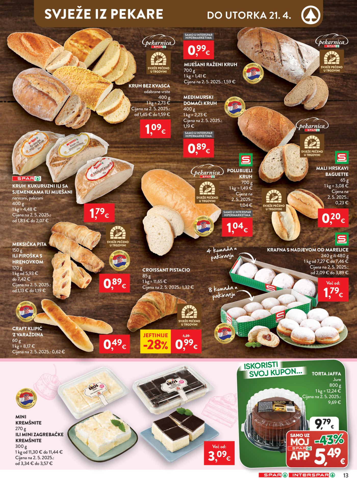 SPAR - INTERSPAR katalog Akcija 15.04. - 21.04.2026.