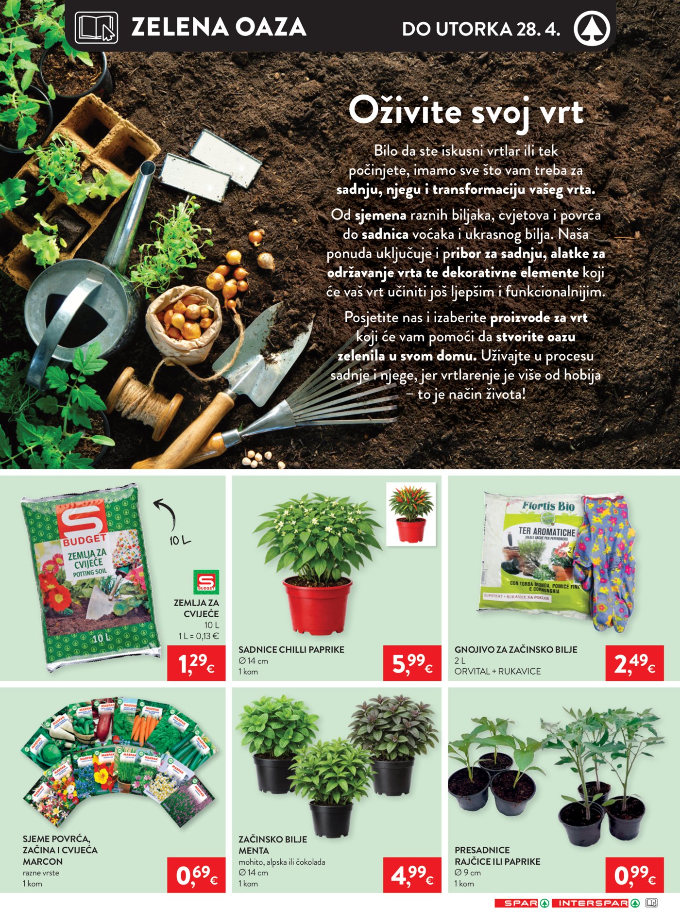 SPAR - INTERSPAR katalog Akcija 15.04. - 21.04.2026.