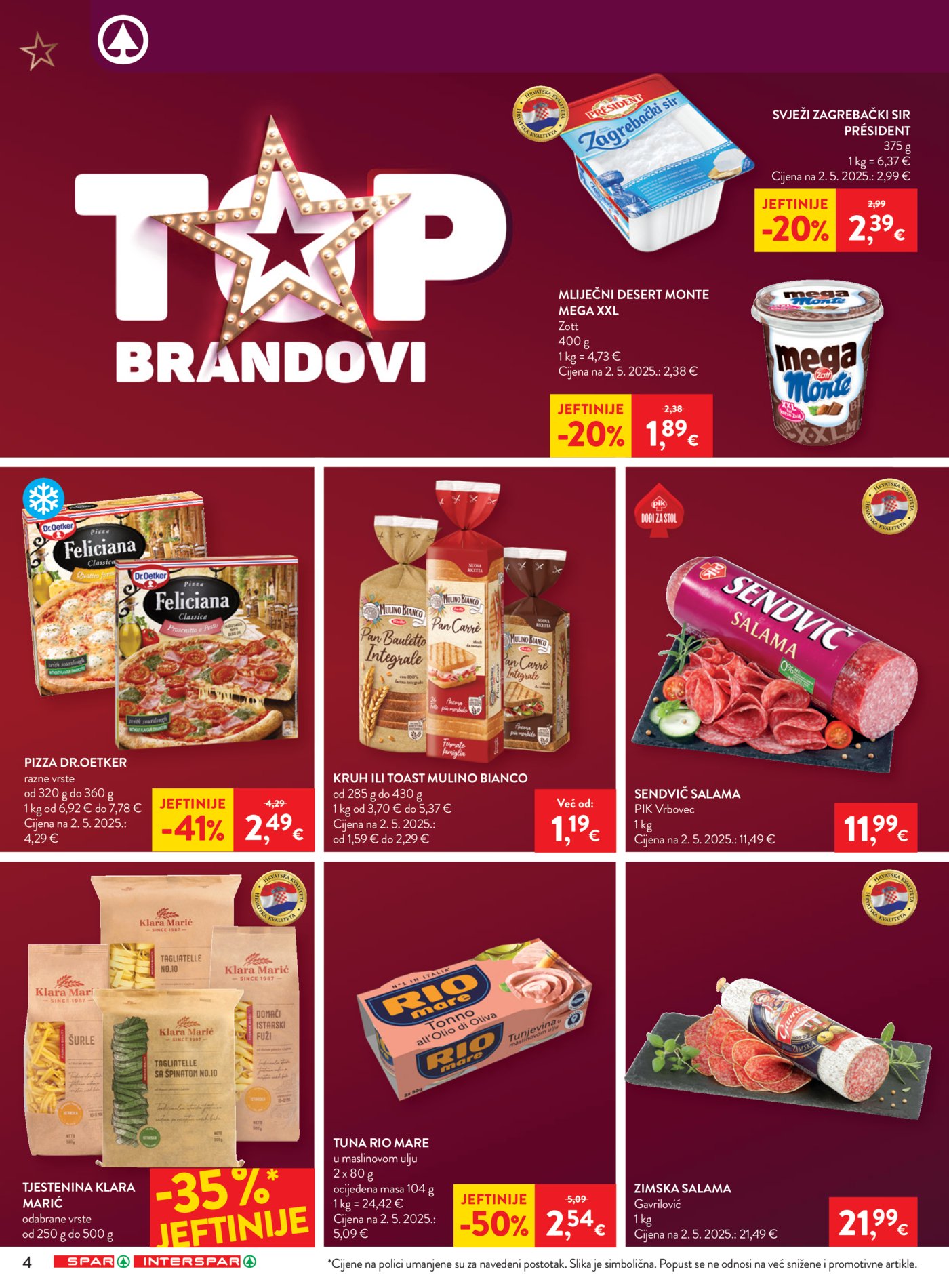 SPAR - INTERSPAR katalog Akcija 15.04. - 21.04.2026.