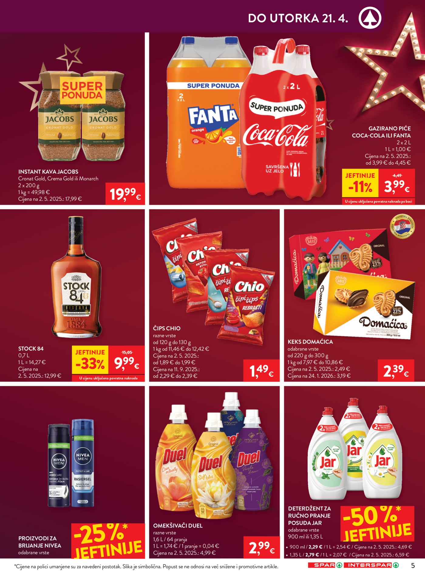 SPAR - INTERSPAR katalog Akcija 15.04. - 21.04.2026.