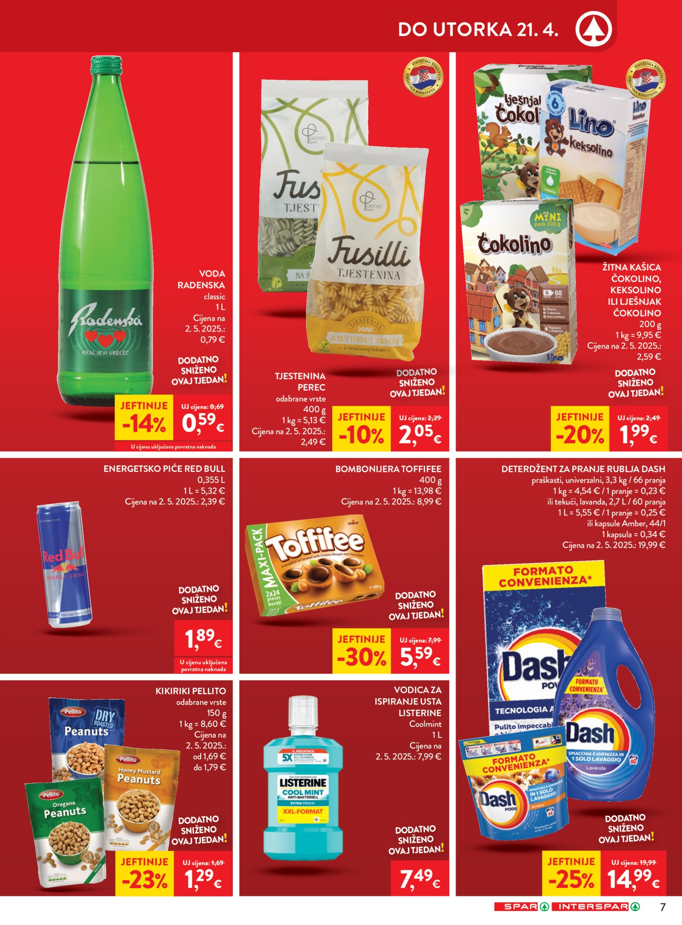 SPAR - INTERSPAR katalog Akcija 15.04. - 21.04.2026.