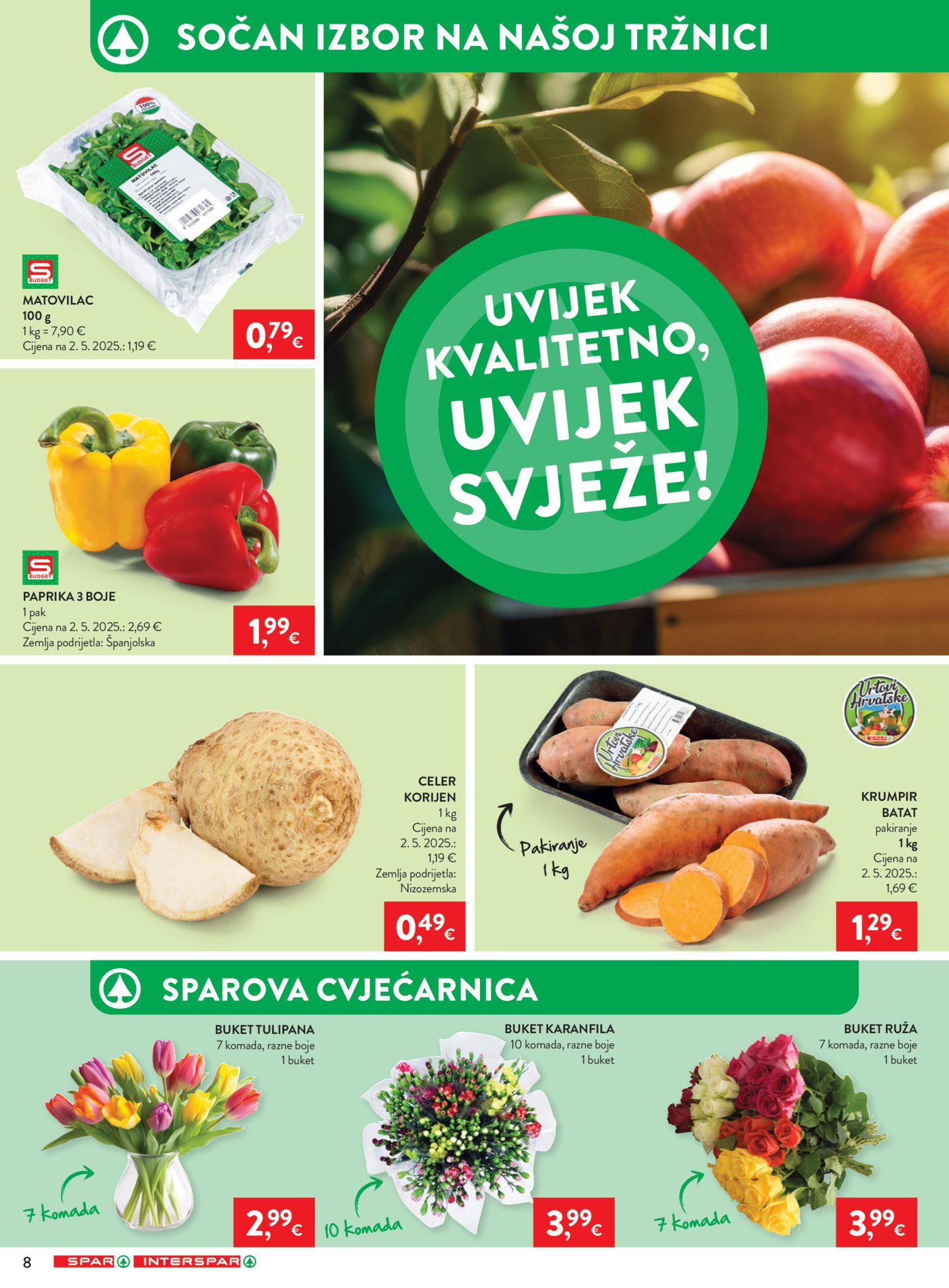 SPAR - INTERSPAR katalog Akcija 15.04. - 21.04.2026.