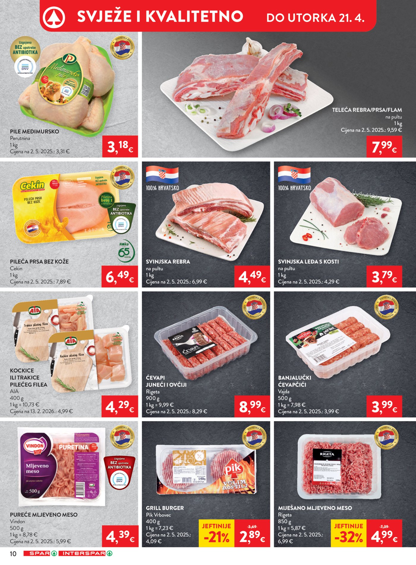 SPAR - INTERSPAR katalog Akcija 15.04. - 21.04.2026.