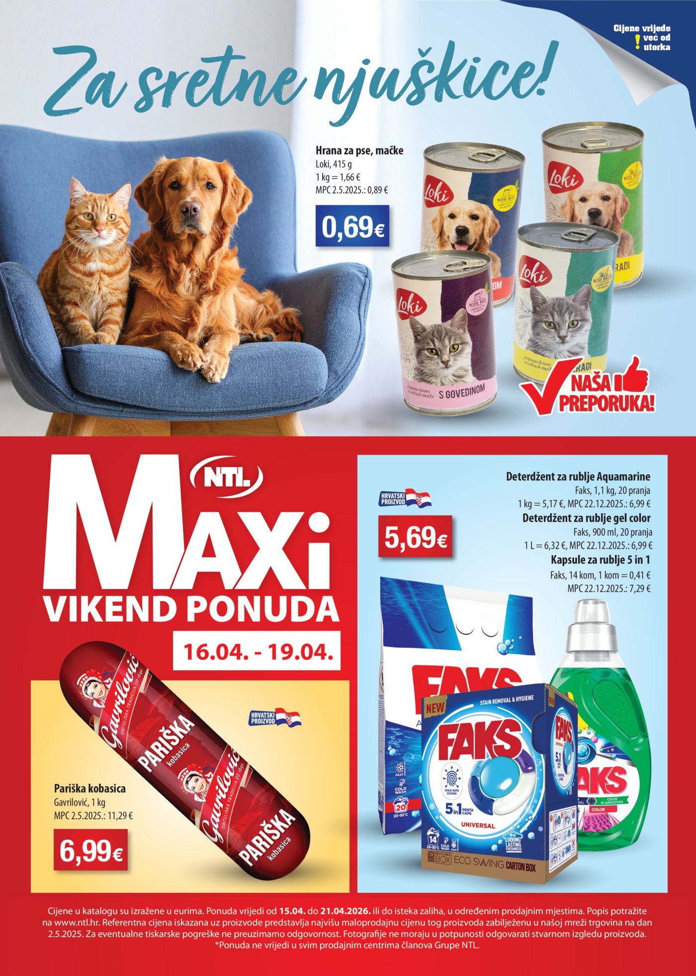 Trgovina Krk katalog Maxi Tjedna ponuda 15.04. - 21.04.2026.