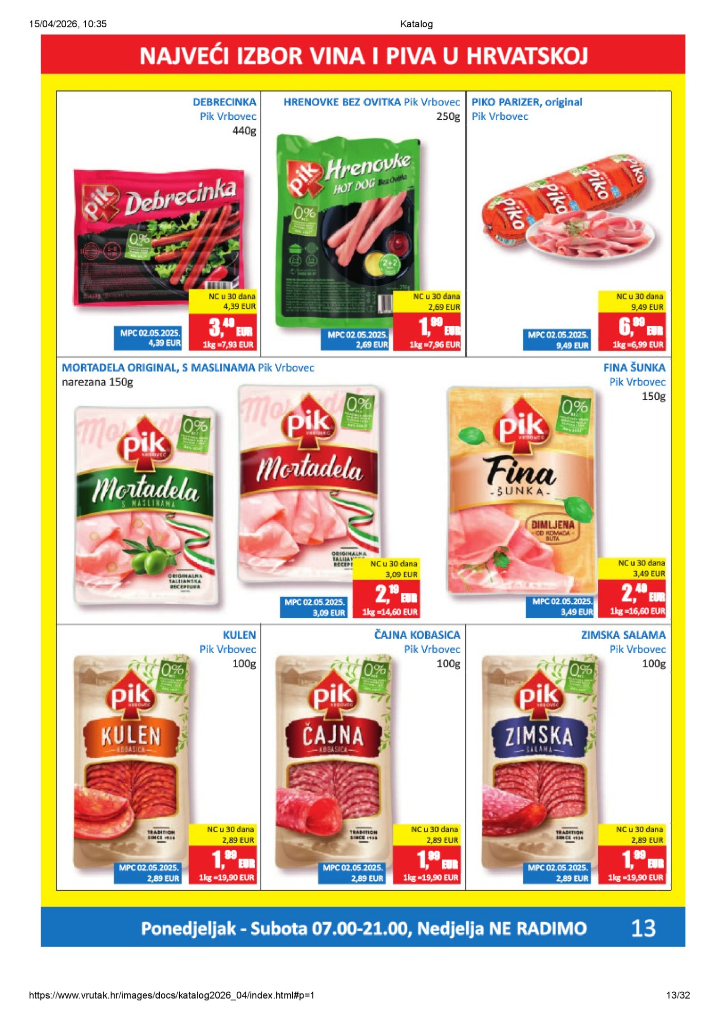 Vrutak katalog Akcija 13.04. - 26.04.2026.