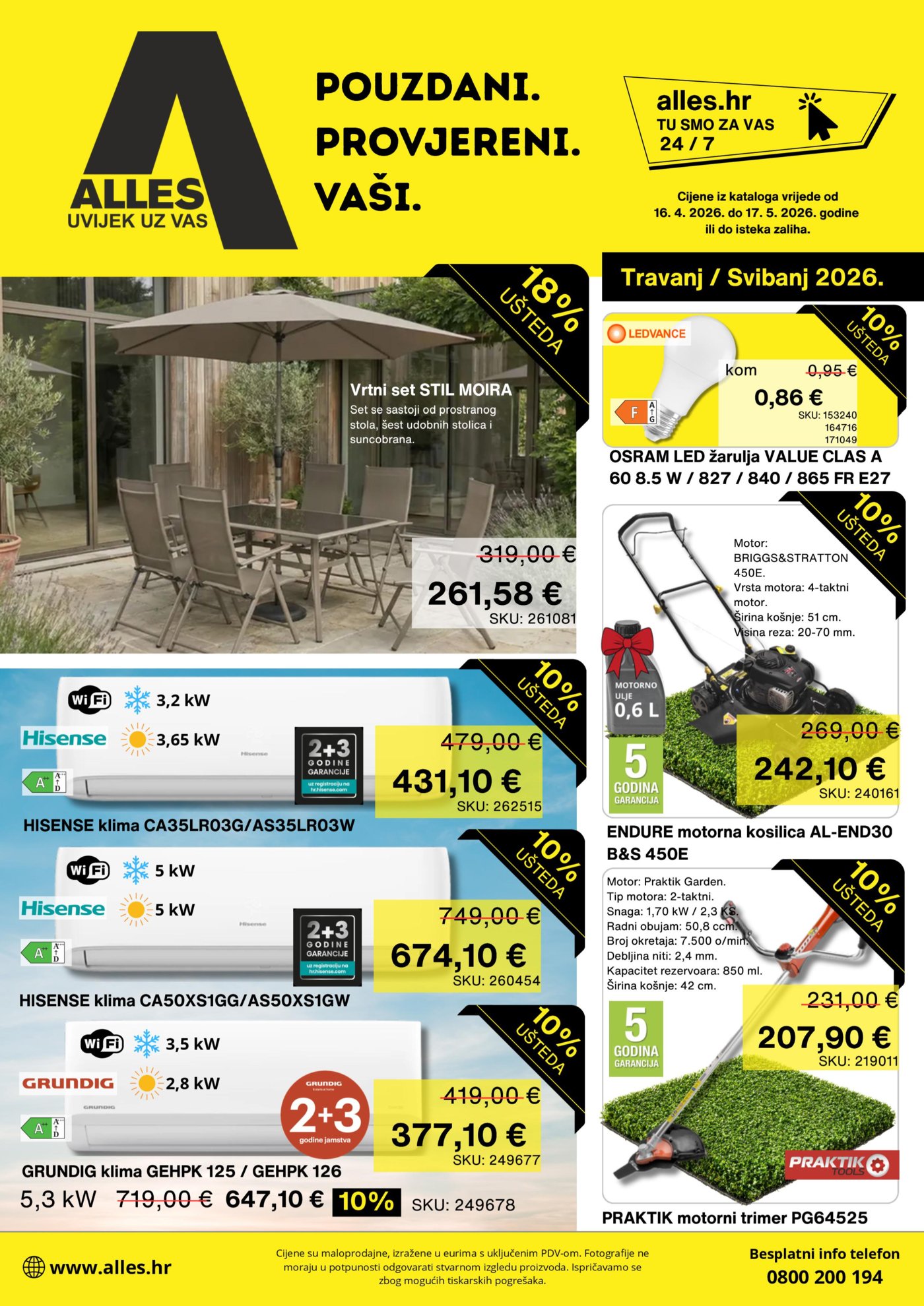 Alles katalog Akcija 16.04 - 17.05.2026.