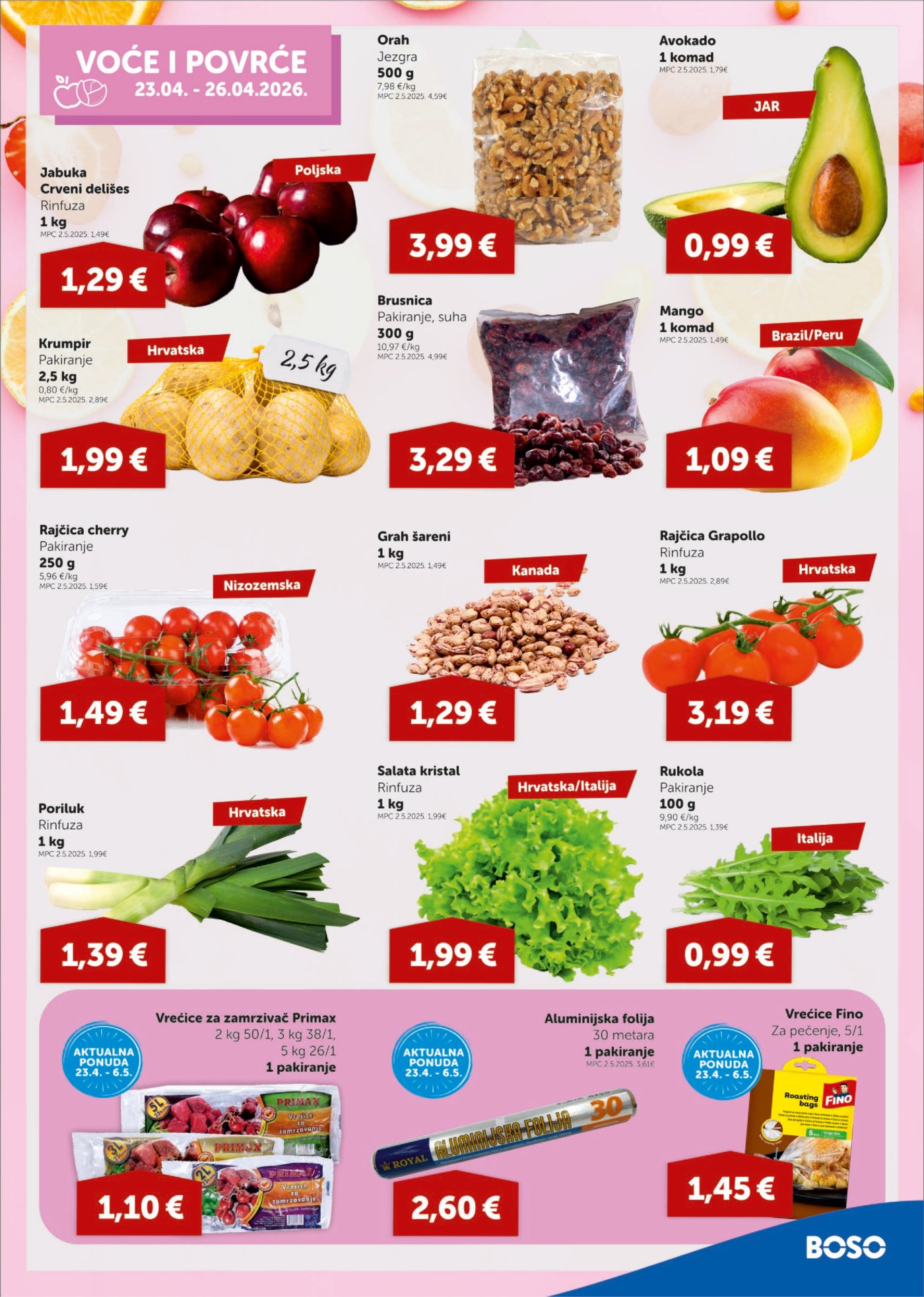 Boso katalog Akcija 23.04. - 06.05.2026.