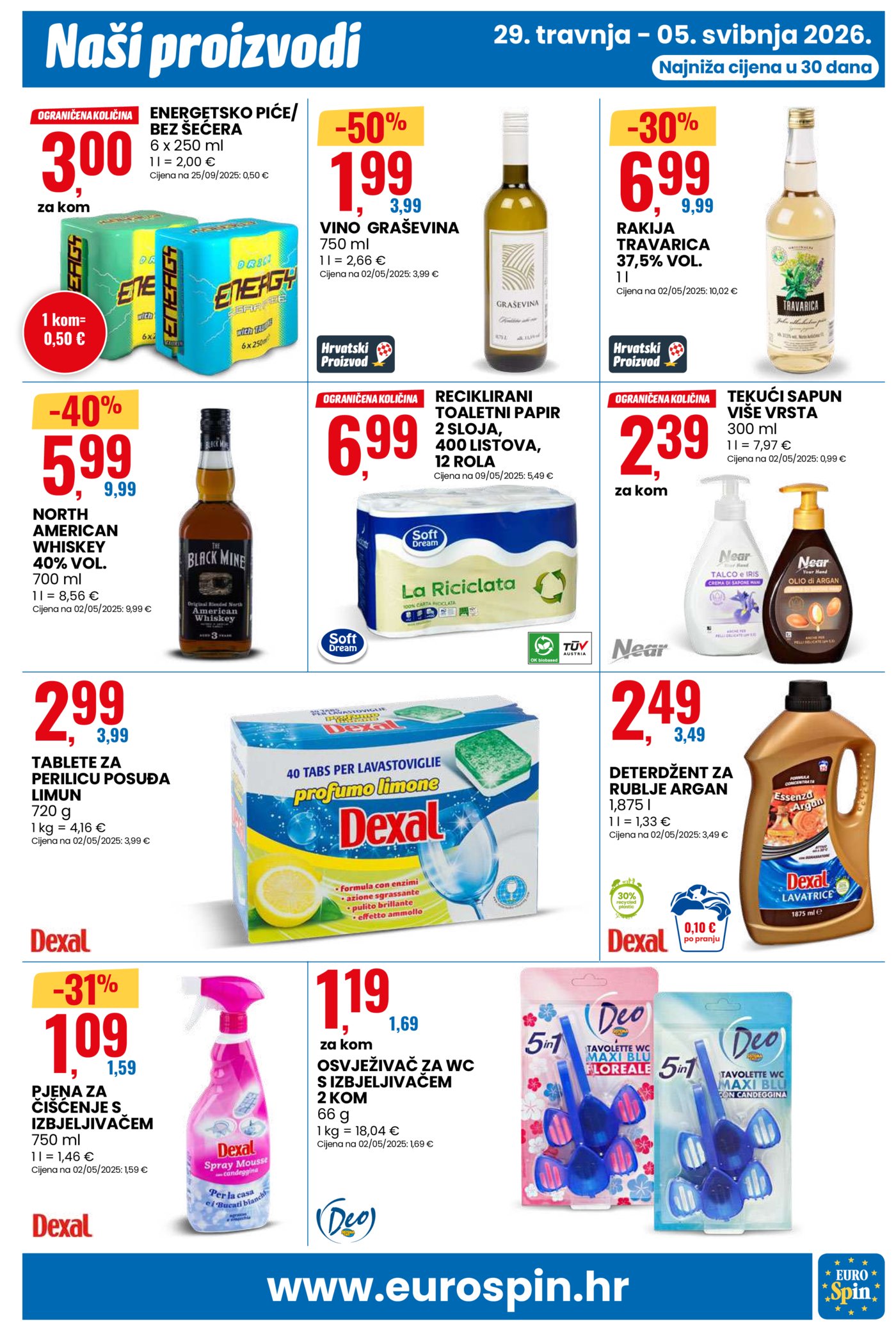 Eurospin katalog Akcija 29.04. - 05.05.2026.