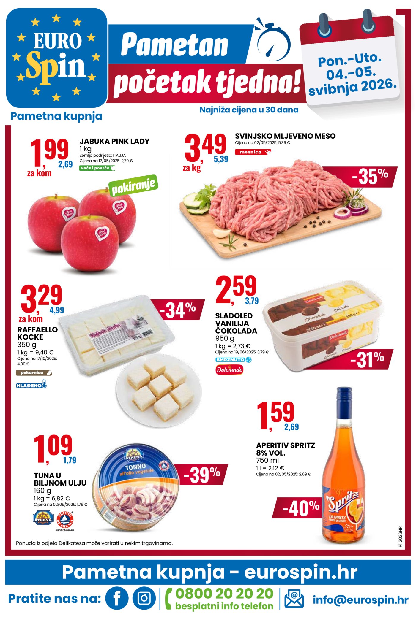 Eurospin katalog Akcija 29.04. - 05.05.2026.