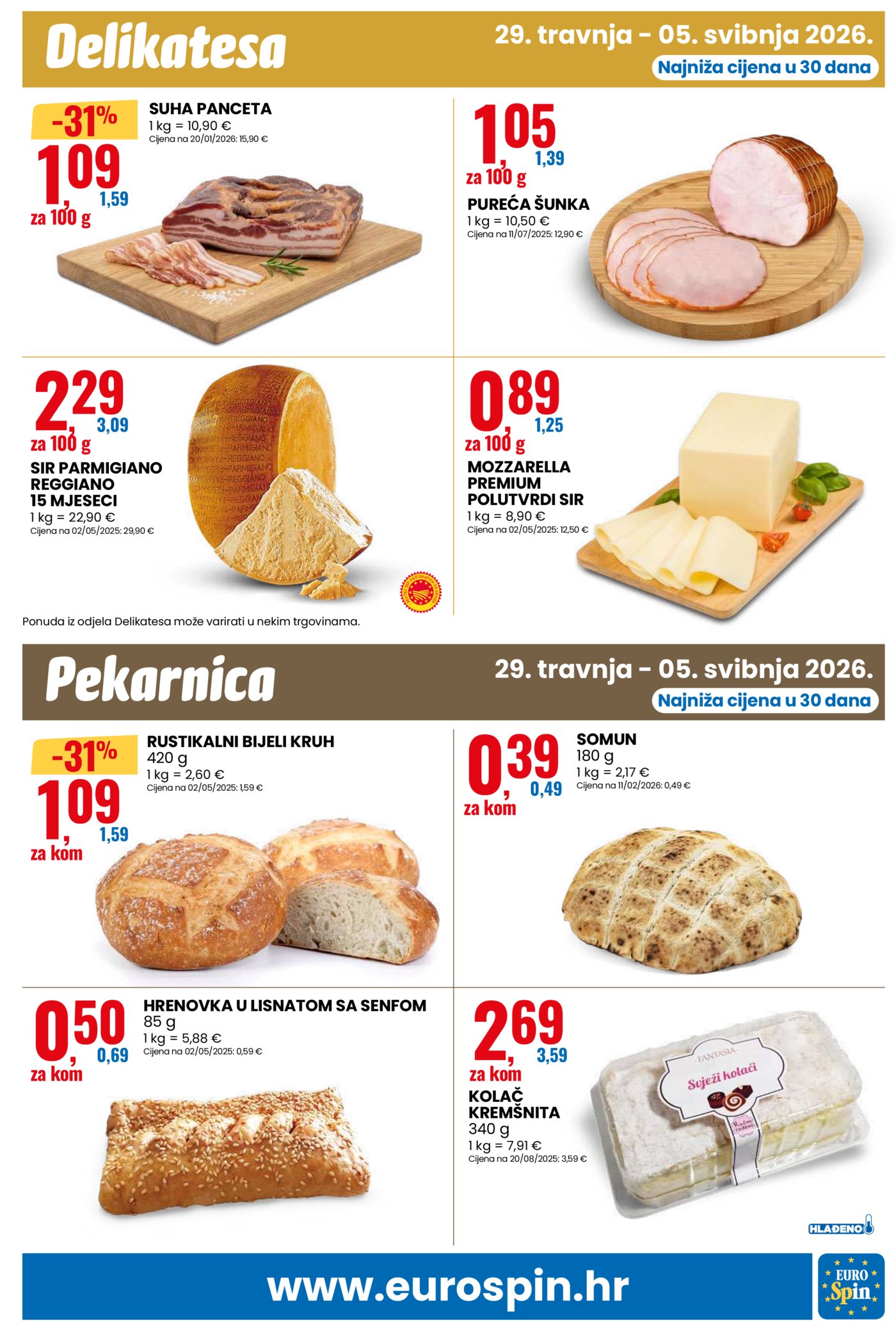 Eurospin katalog Akcija 29.04. - 05.05.2026.