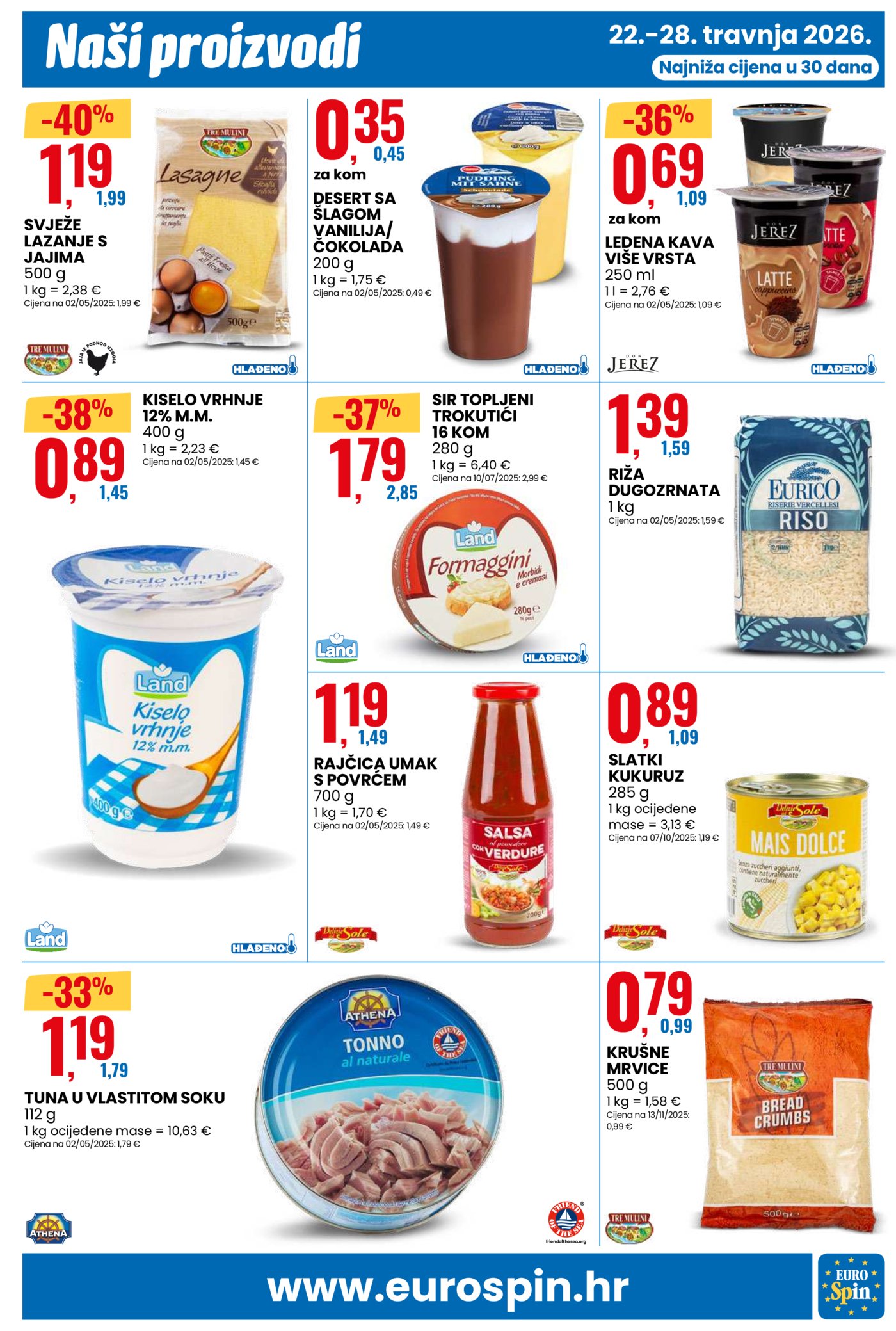 Eurospin katalog Pametna kupnja 22.04.-28.04..2026.