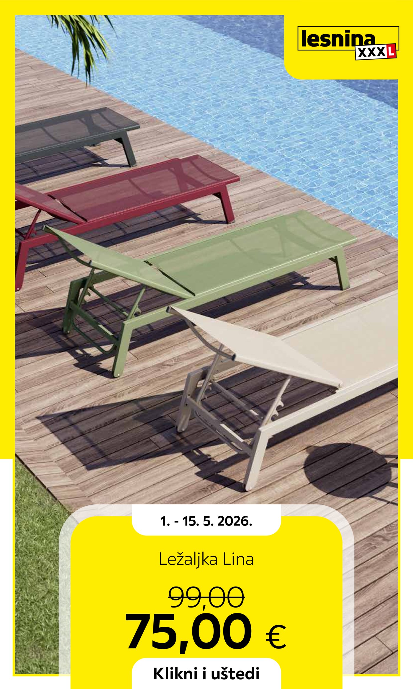 Lesnina katalog Akcija 01.05. - 15.05.2026.